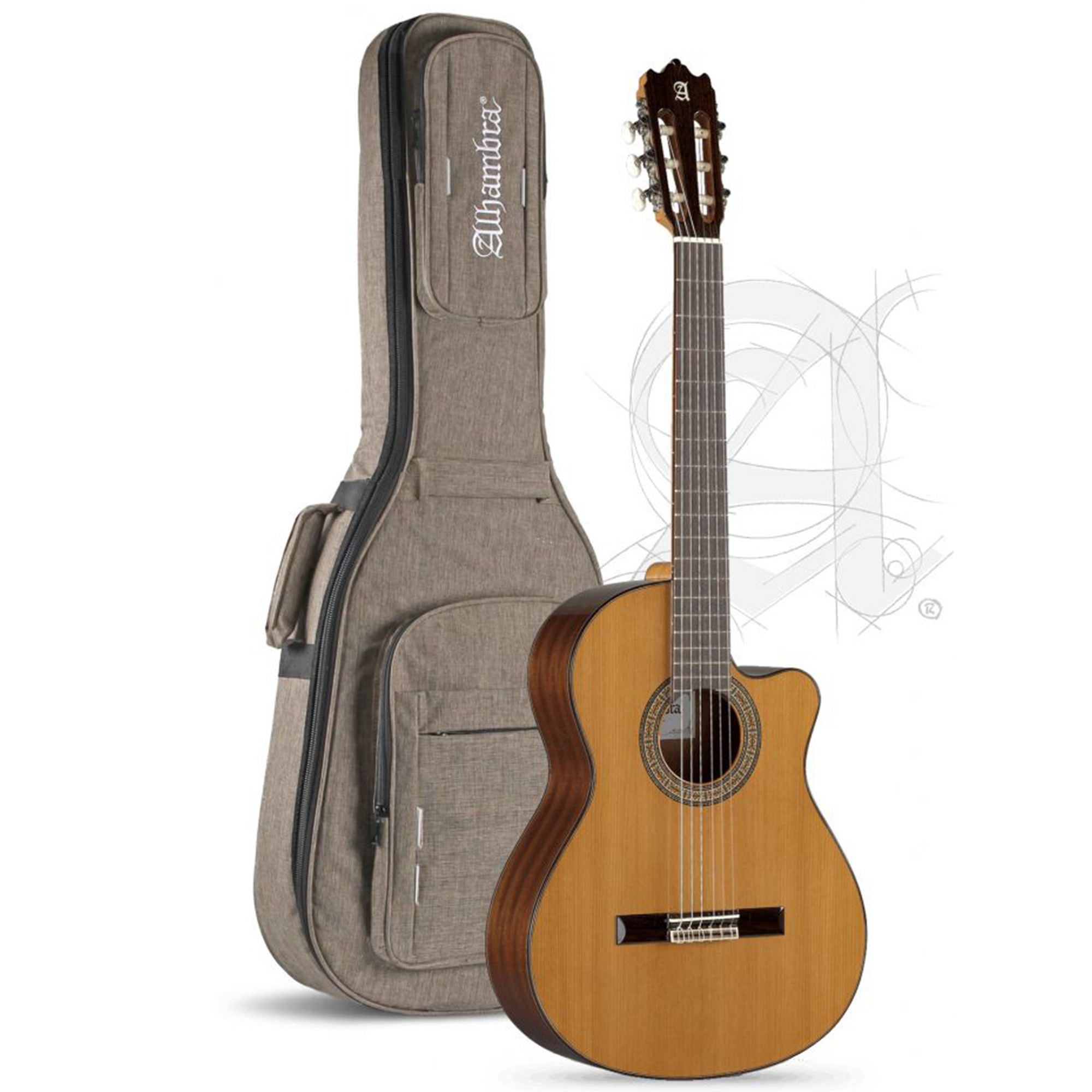 Alhambra Classical Guitar 5P CW E8 - Natural