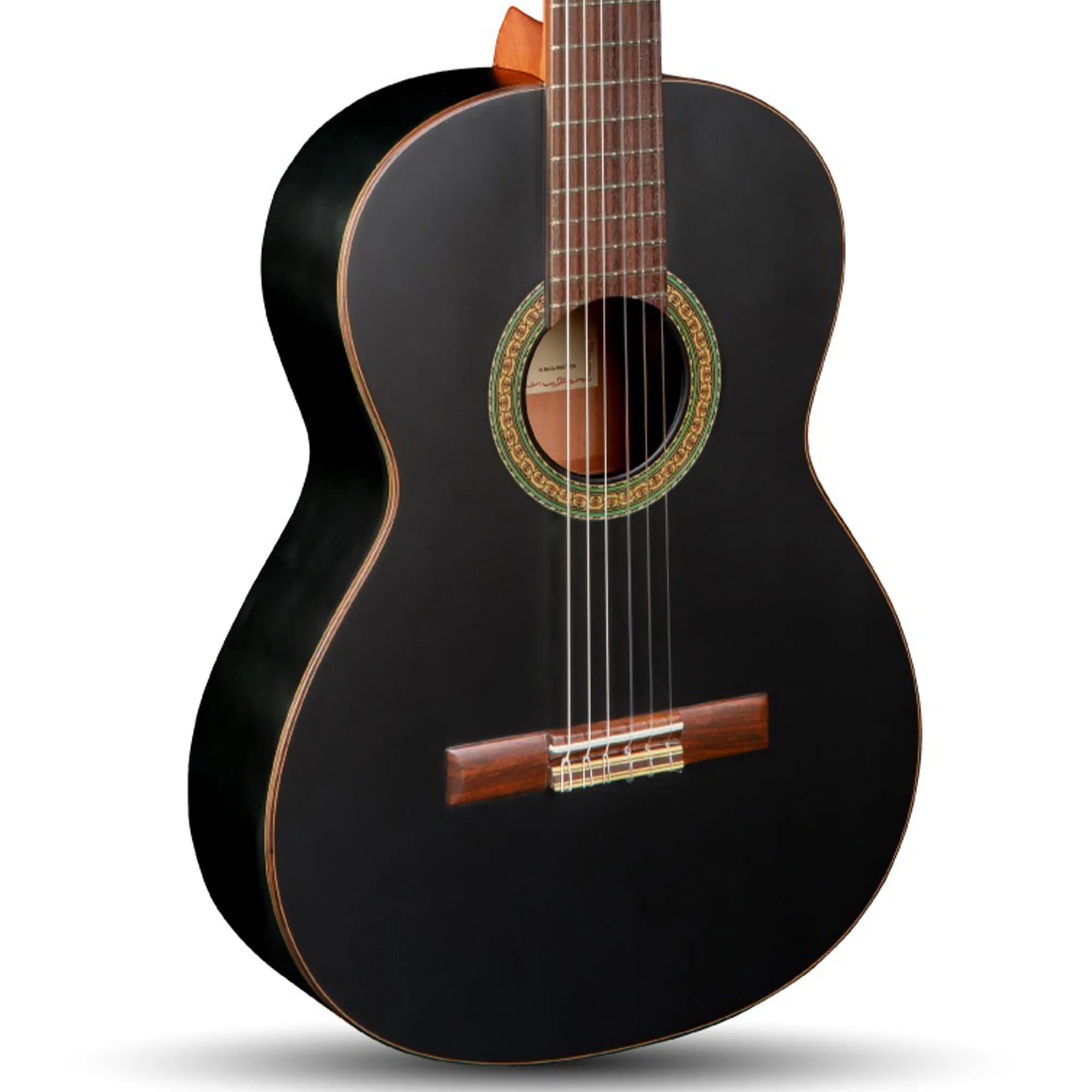 Alhambra Classical 1C Satin Guitar - Black