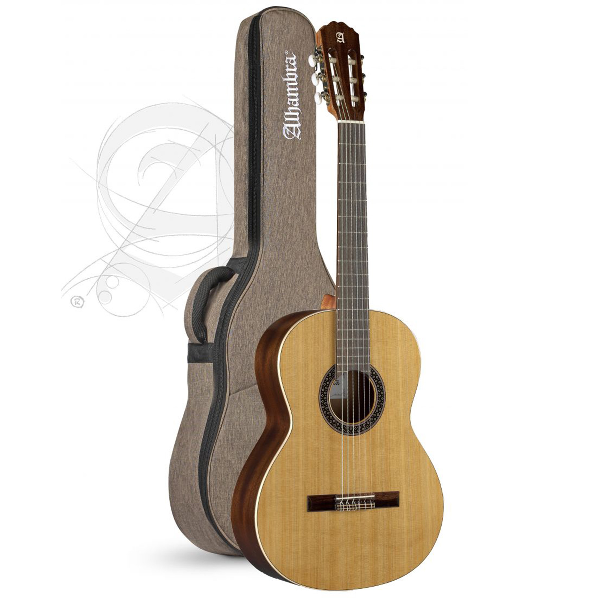 Alhambra Classic Guitar 1 C HT (Hybrid Terra) - Natural - B-Stock (Visible Dent)