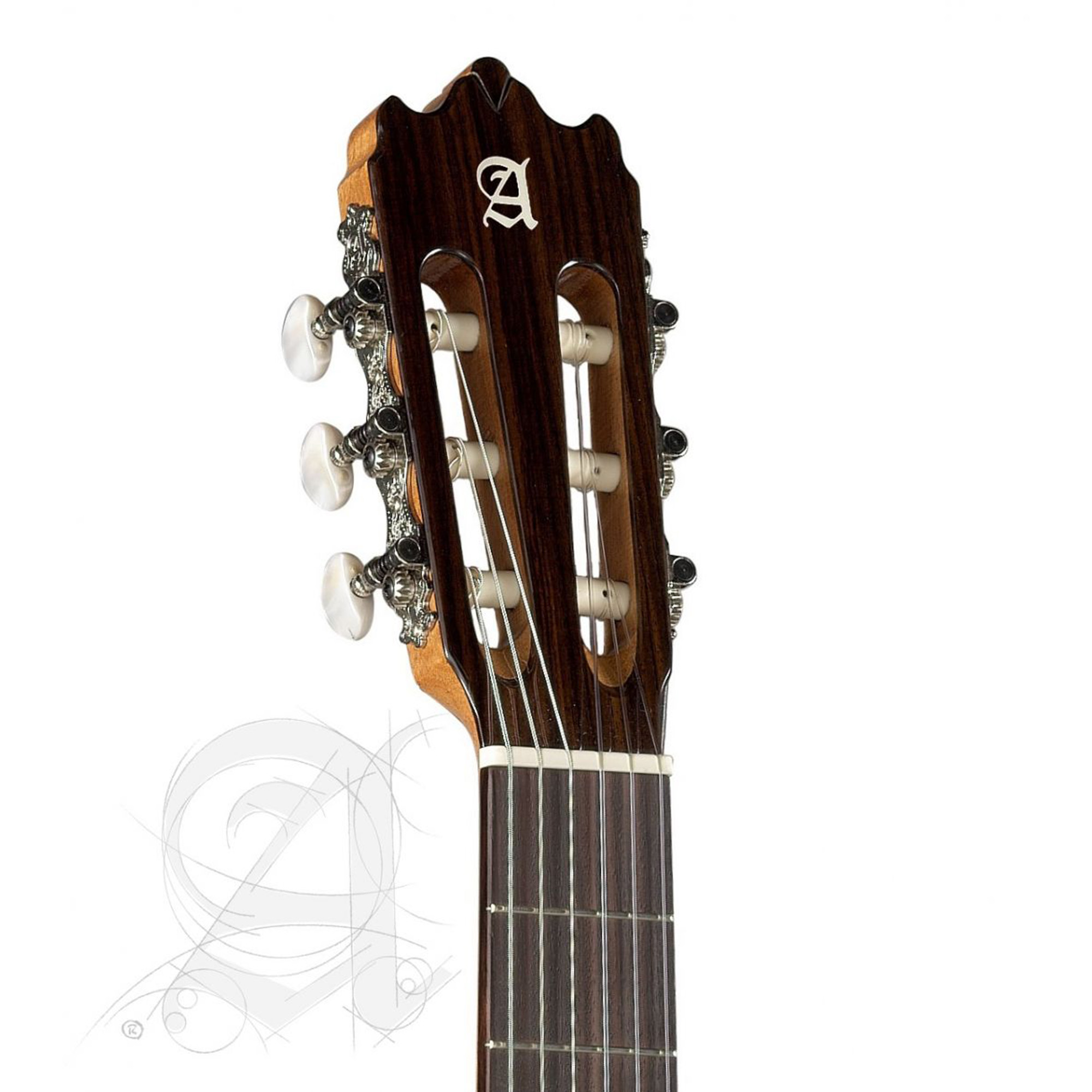 Alhambra Flamenco Pure C Golpeador Guitar 3F - Natural