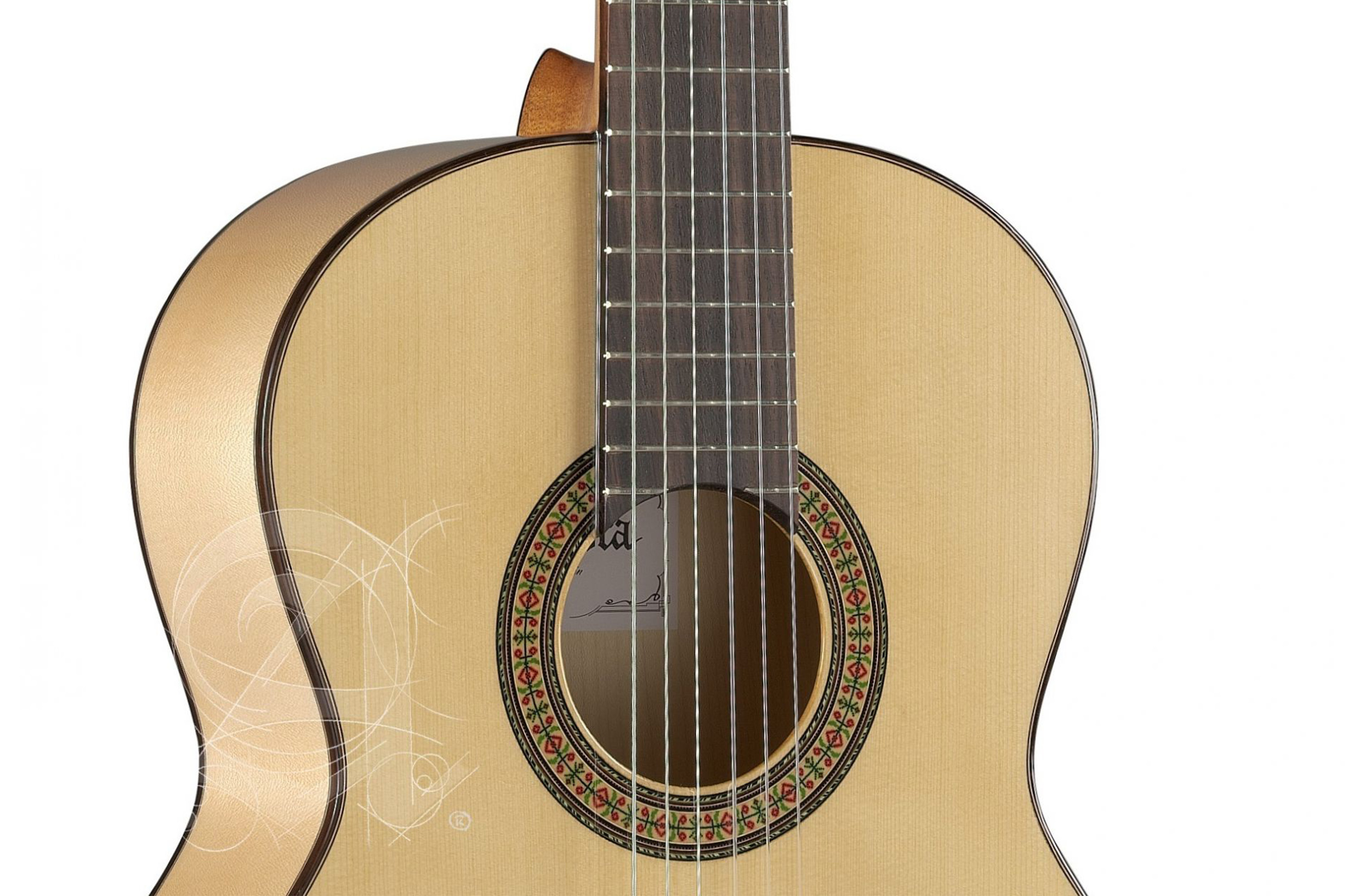 Alhambra Flamenco Pure C Golpeador Guitar 3F - Natural