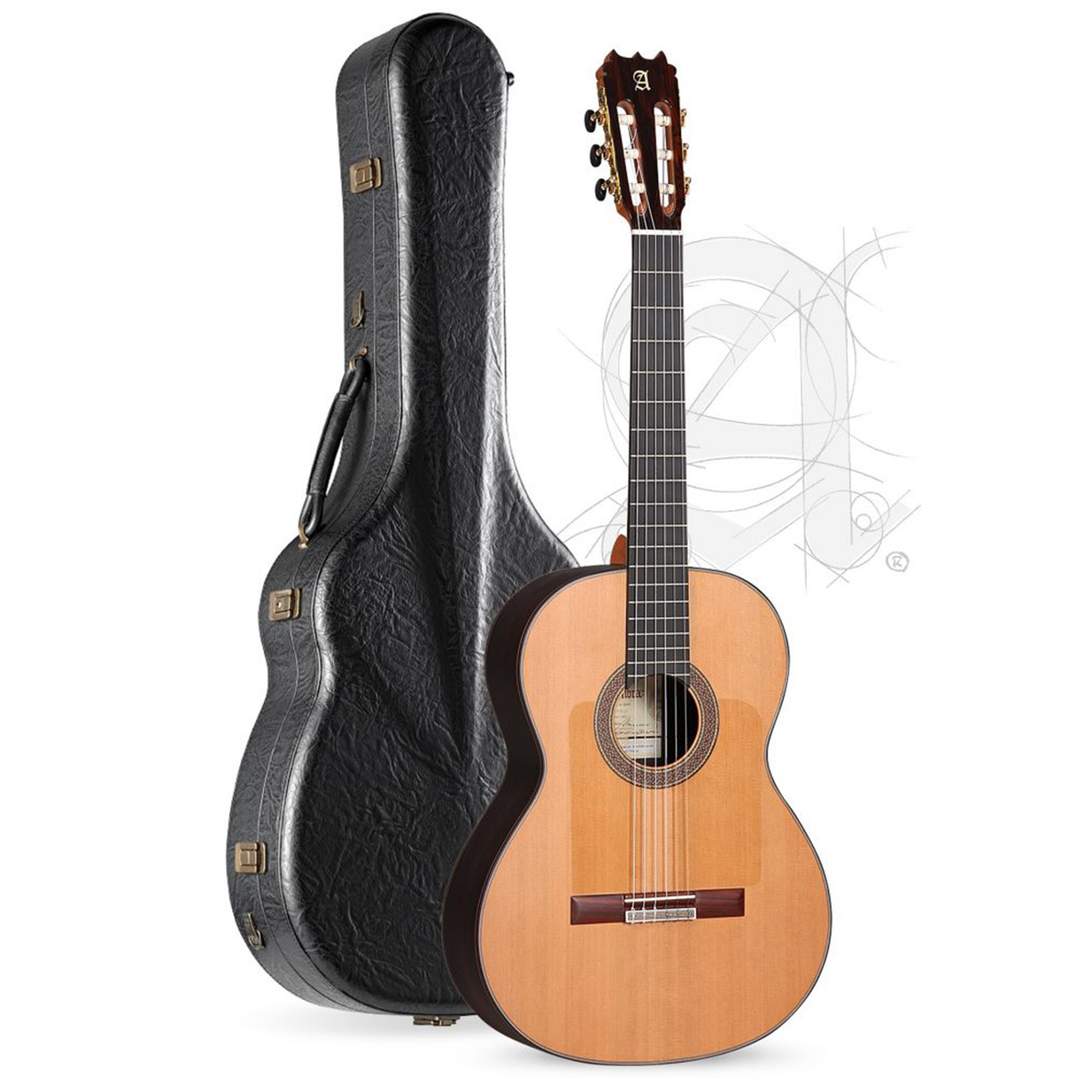 Alhambra Flamenco 10 Fp Pinana Classical Guitar