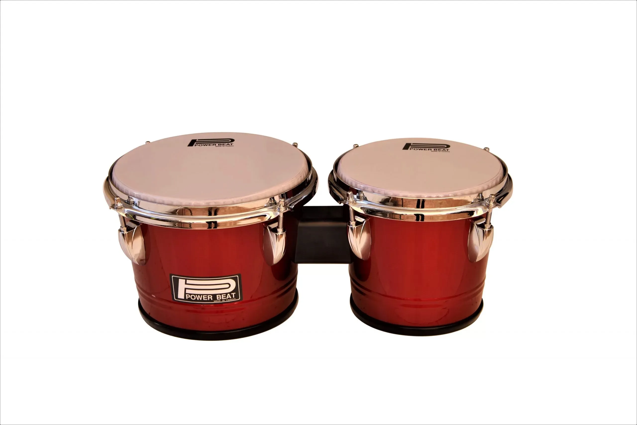 Power Beat BG27RD Bongo Metal Shell - Red