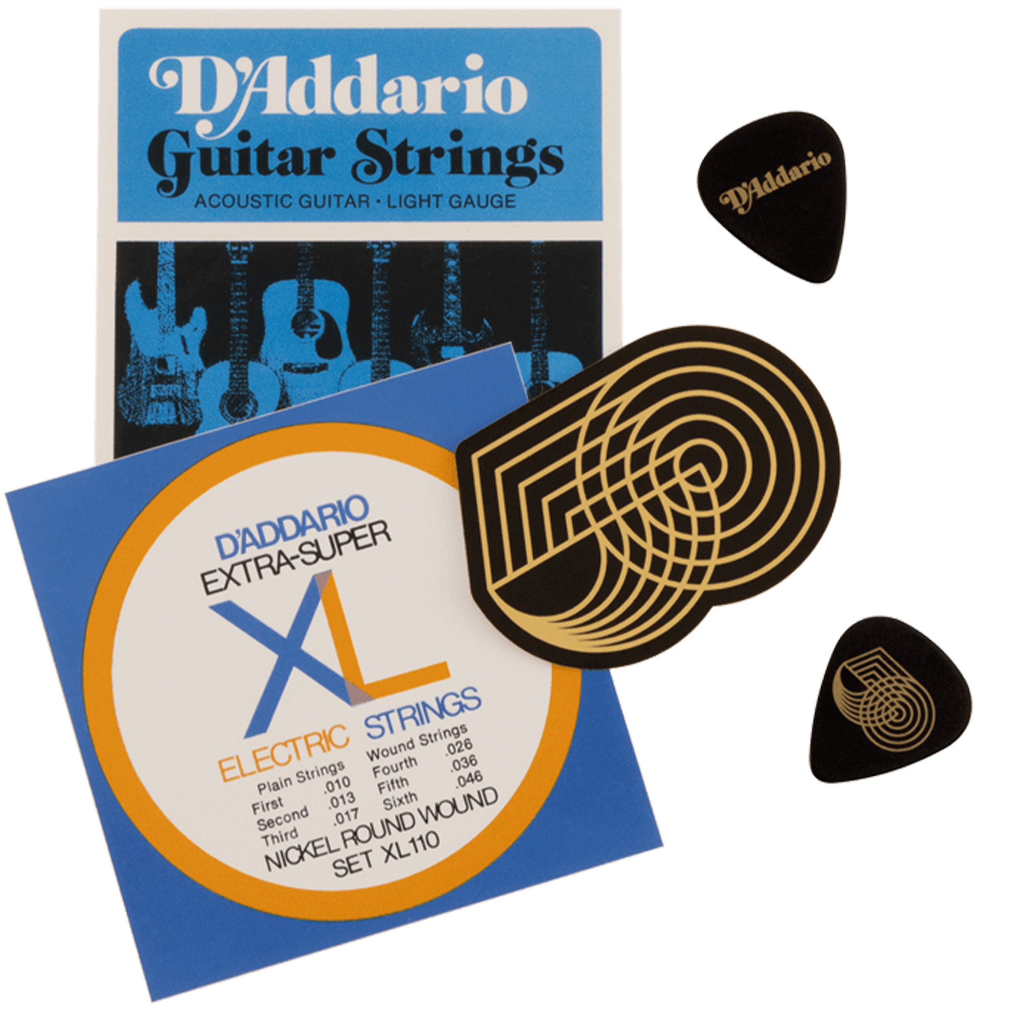 D'Addario DATIN50A Limited Edition 50th Anniversary String Bundle - EXL110 and EJ16 String Sets