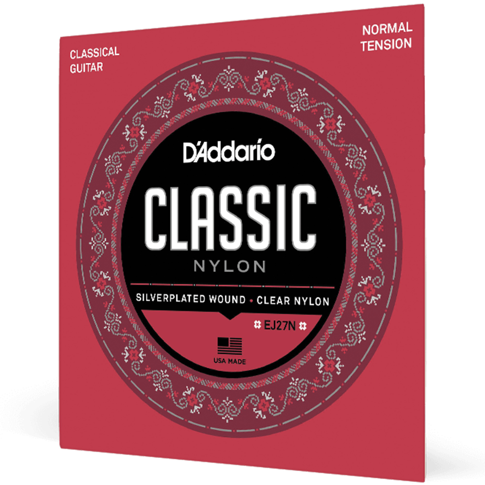 D'Addario EJ27N Nylon Student Classical Guitar String - Normal Tension
