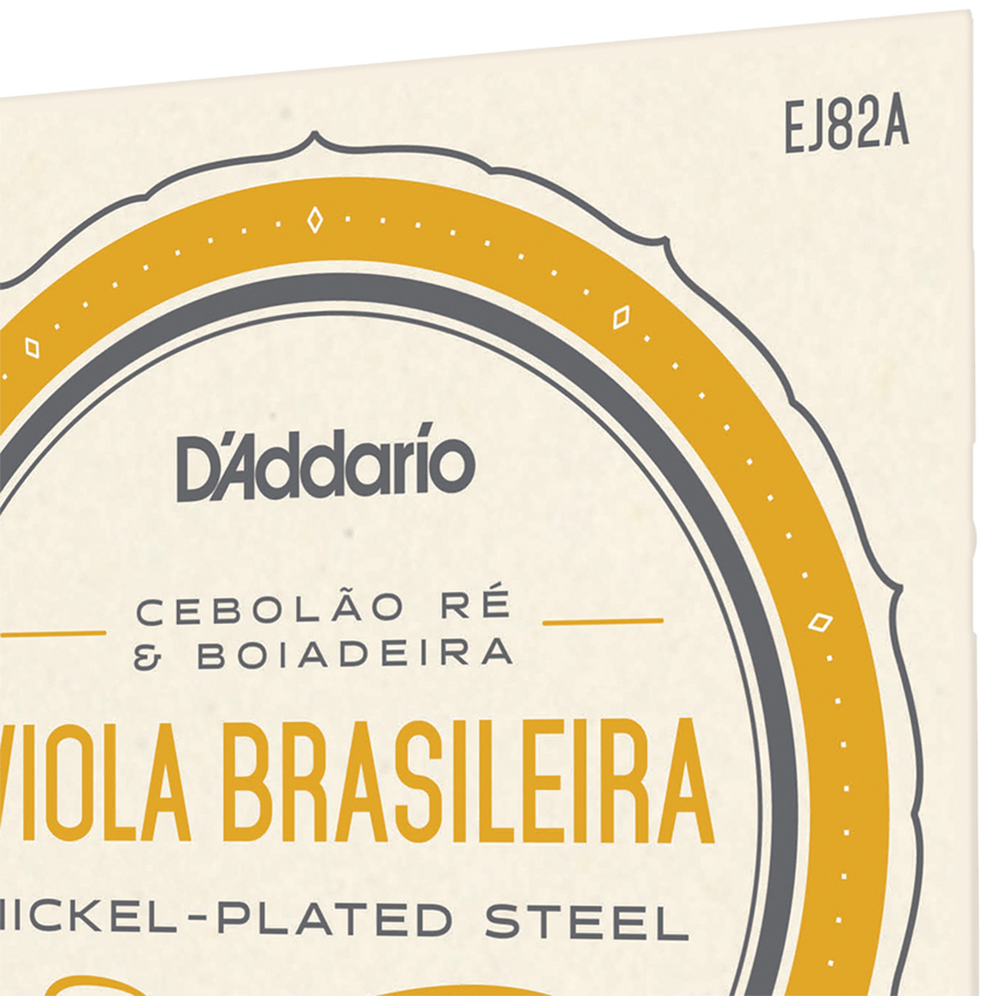 D'Addario EJ82A Viola Brasileira string Cebolão Re and Boiadeira Tunings