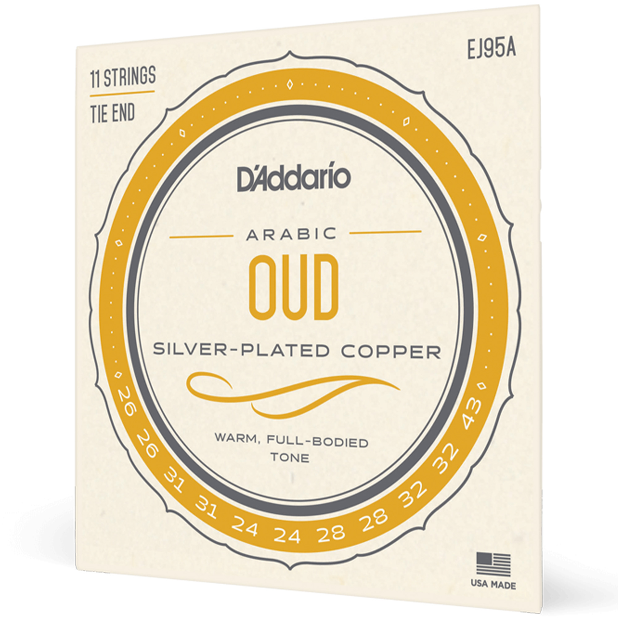 D'Addario EJ95A Arabic Oud Strings 11-String Set - Normal Tension