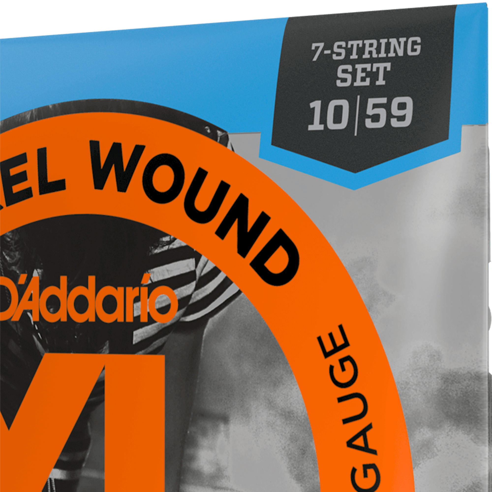 D'Addario EXL110-7 Nickel Wound Electric Guitar 7-String Regular Light - 10-59
