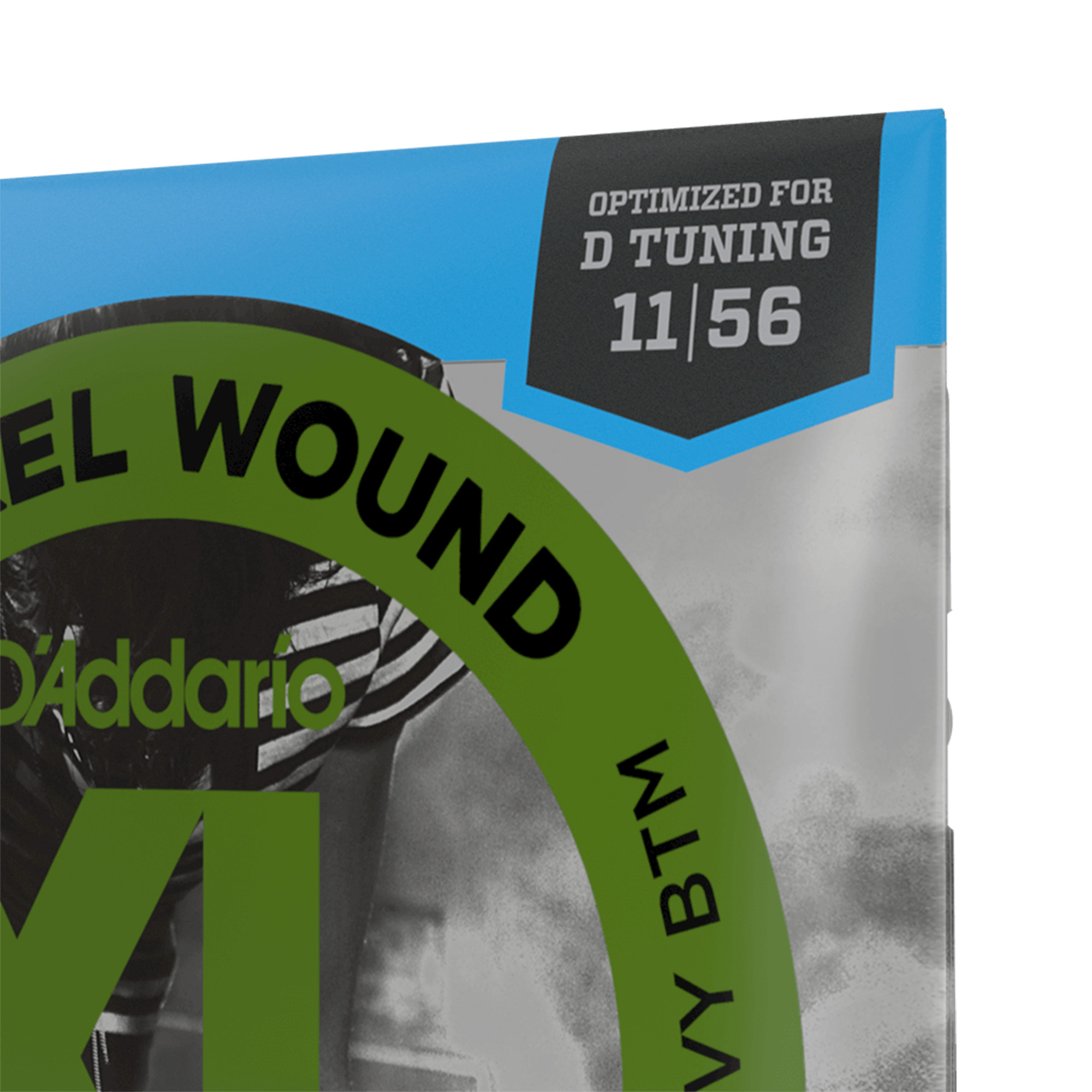 D'Addario EXL117 Nickel Wound Electric String Medium Top/Extra-Heavy Bottom - 11-56