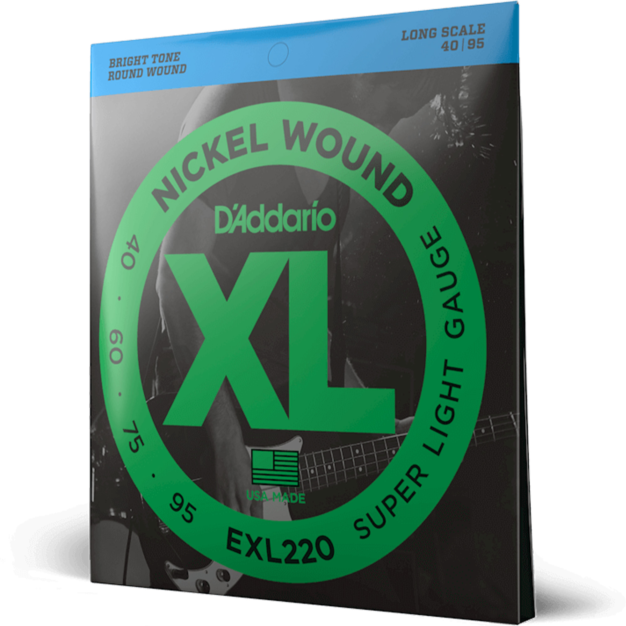 D'Addario EXL220 Set Bass Xl Super Light Long Scale Bass Strings - 40-95