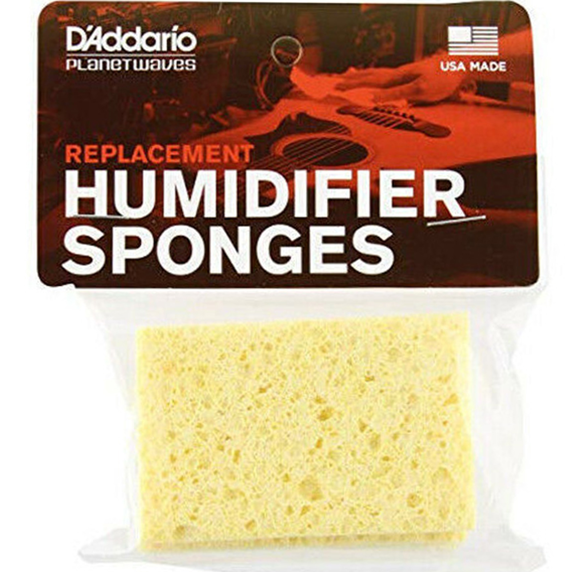 D'Addario GH-RS Planet Waves Guitar Humidifier Replacement 3 Sponge