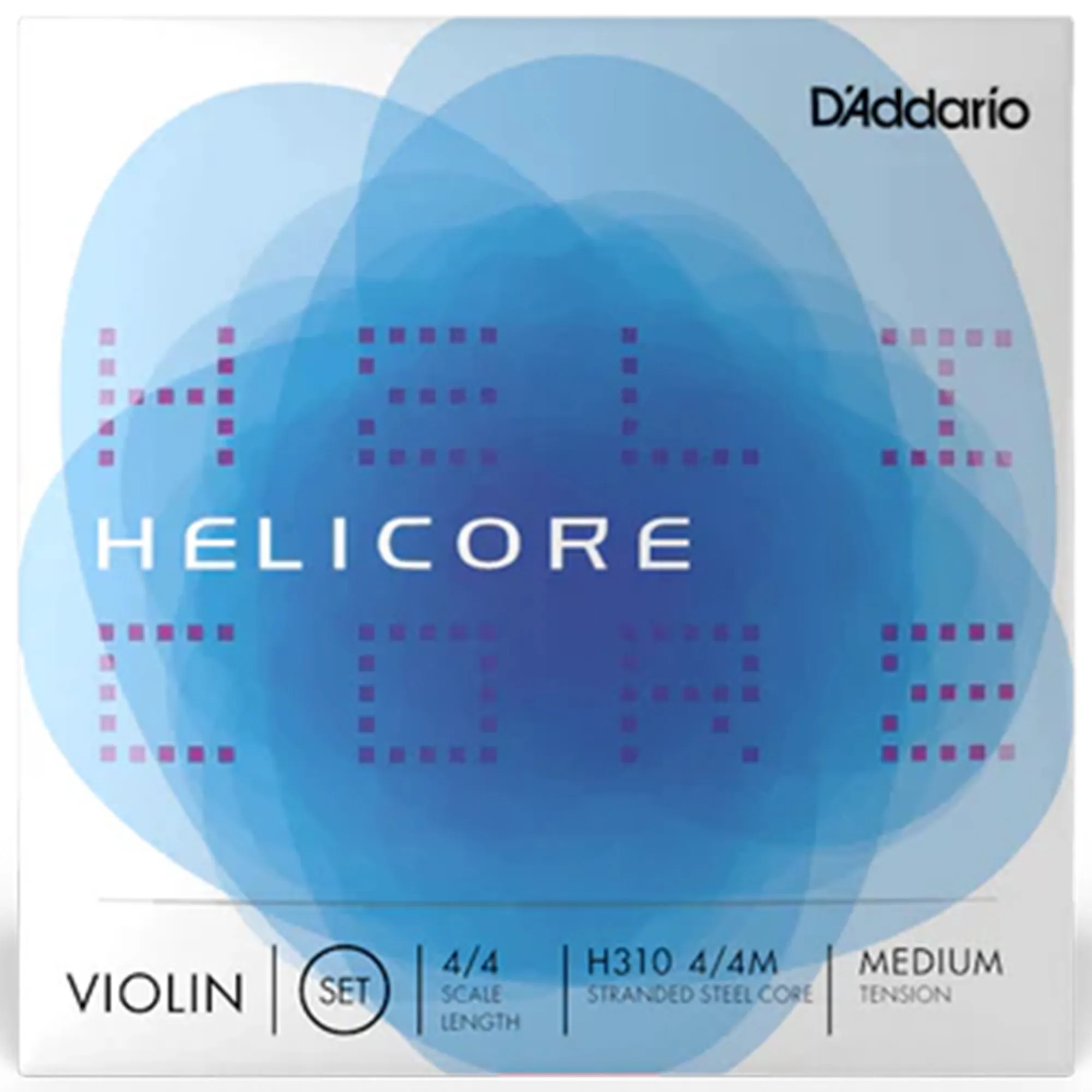 D'Addario H310 4/4M Helicore Violin String Set - Medium Tension