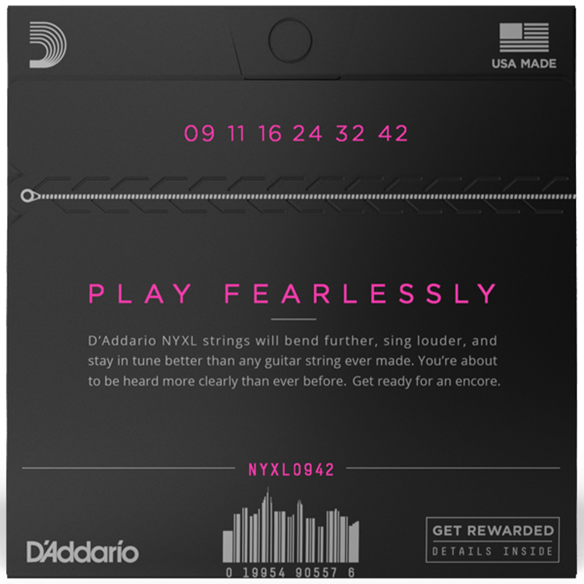 D'Addario NYXL0942 NYXL Electric Guitar String Super Light - 9-42