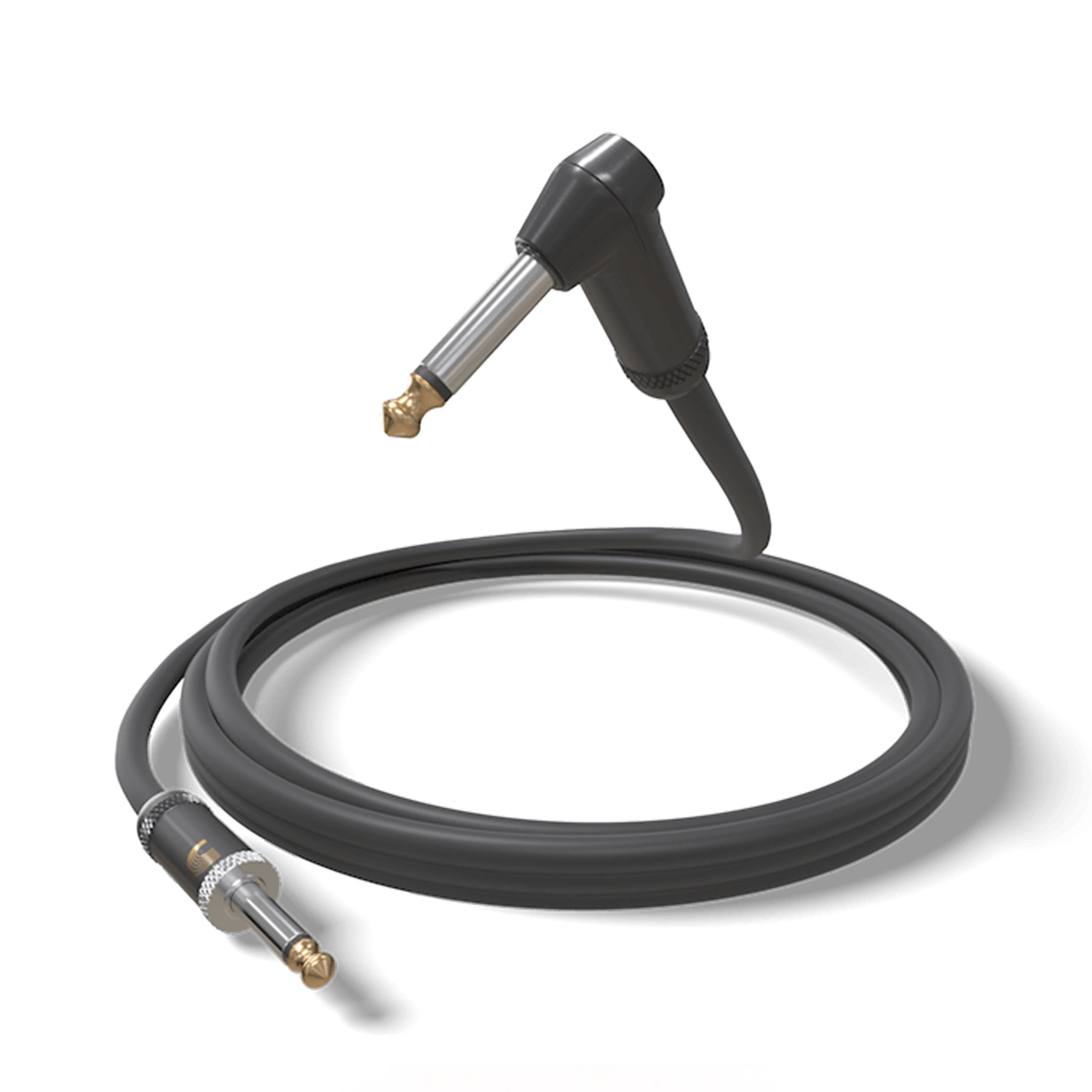 D'Addario PW-AMSGRA-10 American Stage Series cables Angle - Straight - 10 ft / 3 Meters