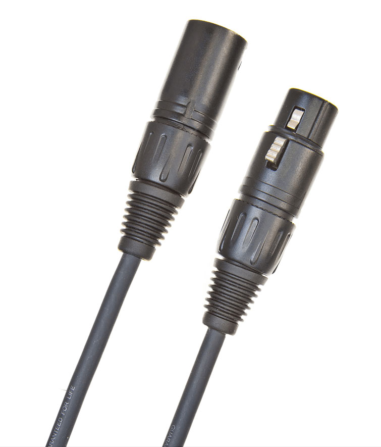 D'Addario PW-CMIC-50 Classic Series Microphone XLR Male-XLR Female Cable - 50 ft / 15 Meters