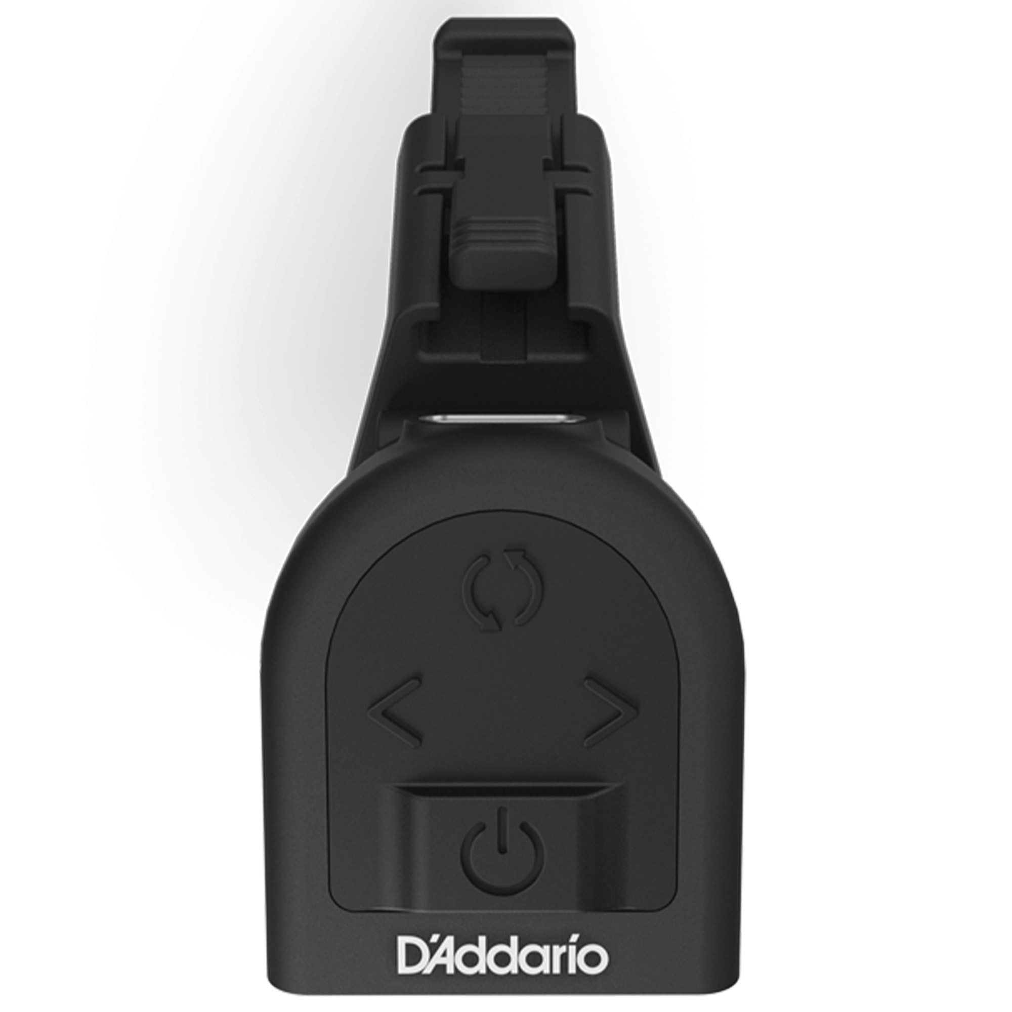 D'Addario PW-CT-12RC Micro Rechargeable Headstock Guitar Tuner - Black