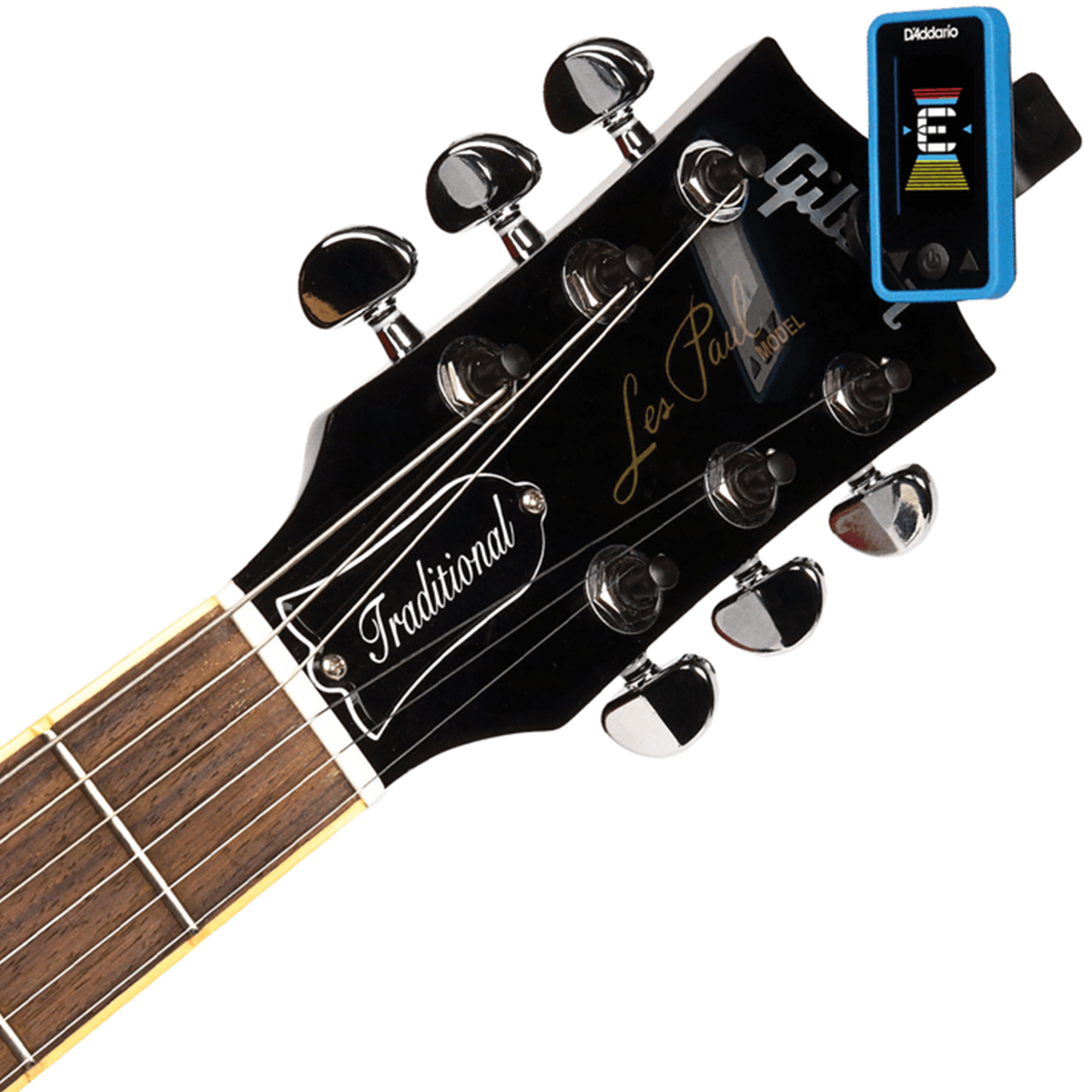 D'Addario PW-CT-17BU Planet Waves Eclipse Headstock Tuner - Blue