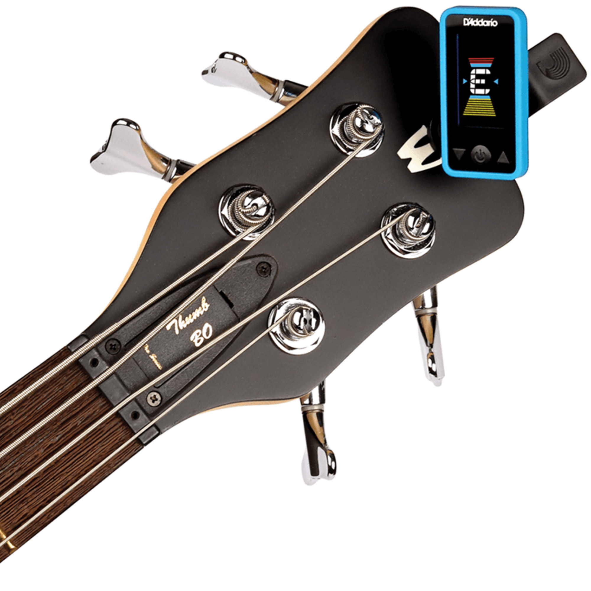 D'Addario PW-CT-17BU Planet Waves Eclipse Headstock Tuner - Blue