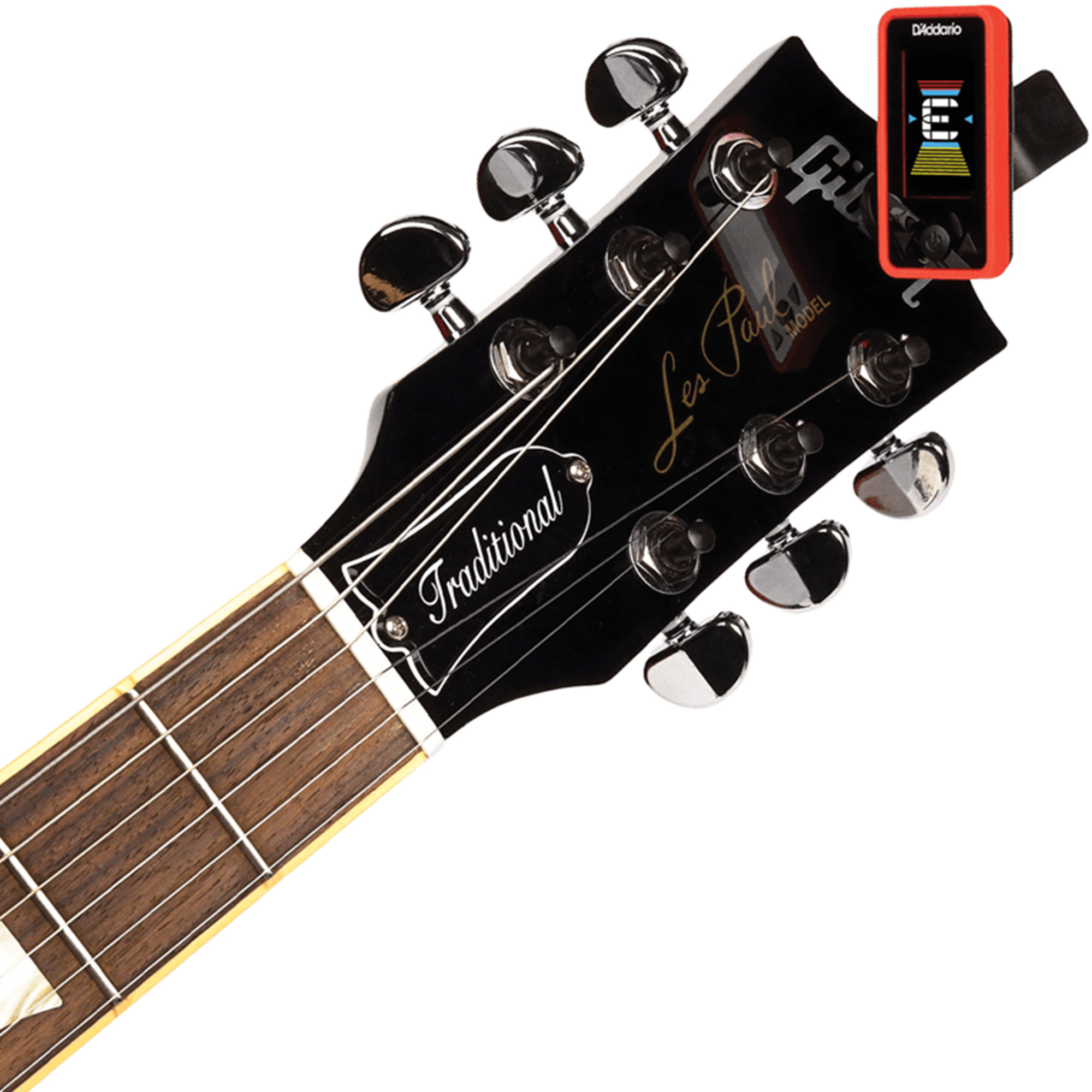 D'Addario PW-CT-17RD Planet Waves Eclipse Headstock Tuner - Red