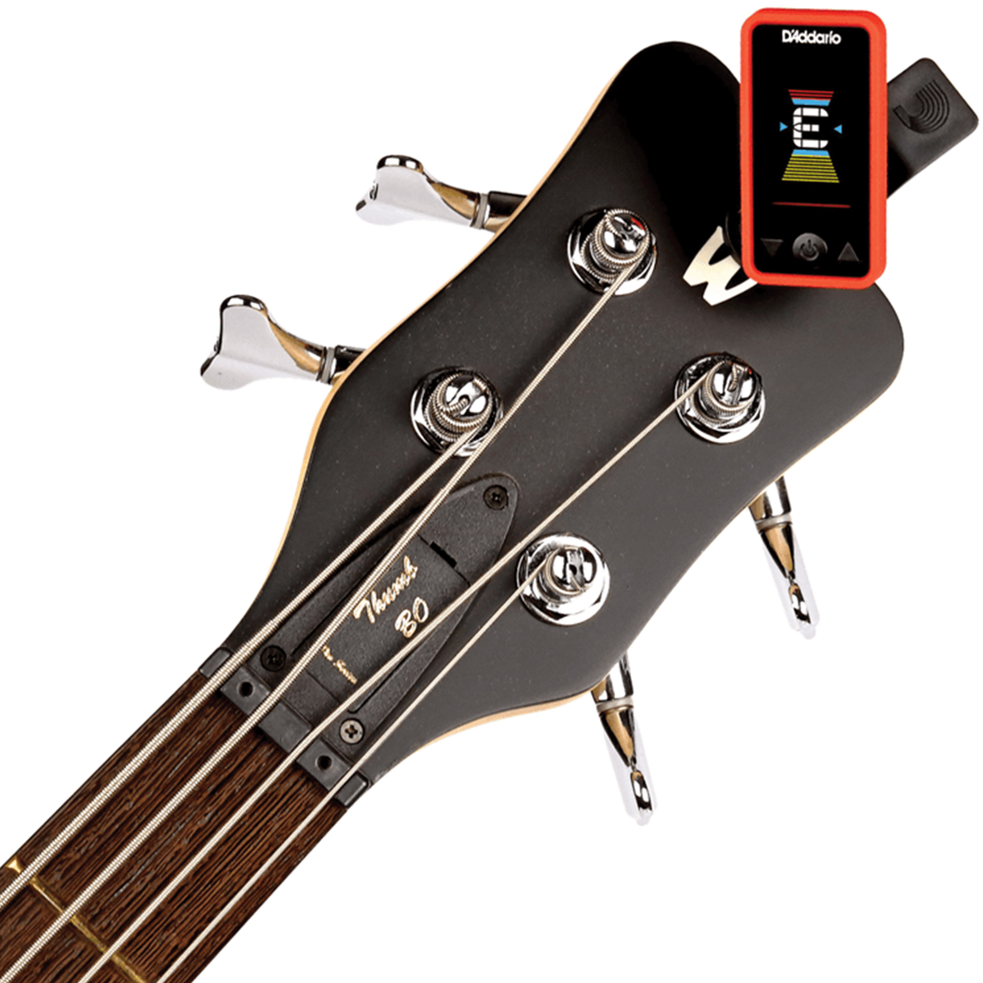 D'Addario PW-CT-17RD Planet Waves Eclipse Headstock Tuner - Red