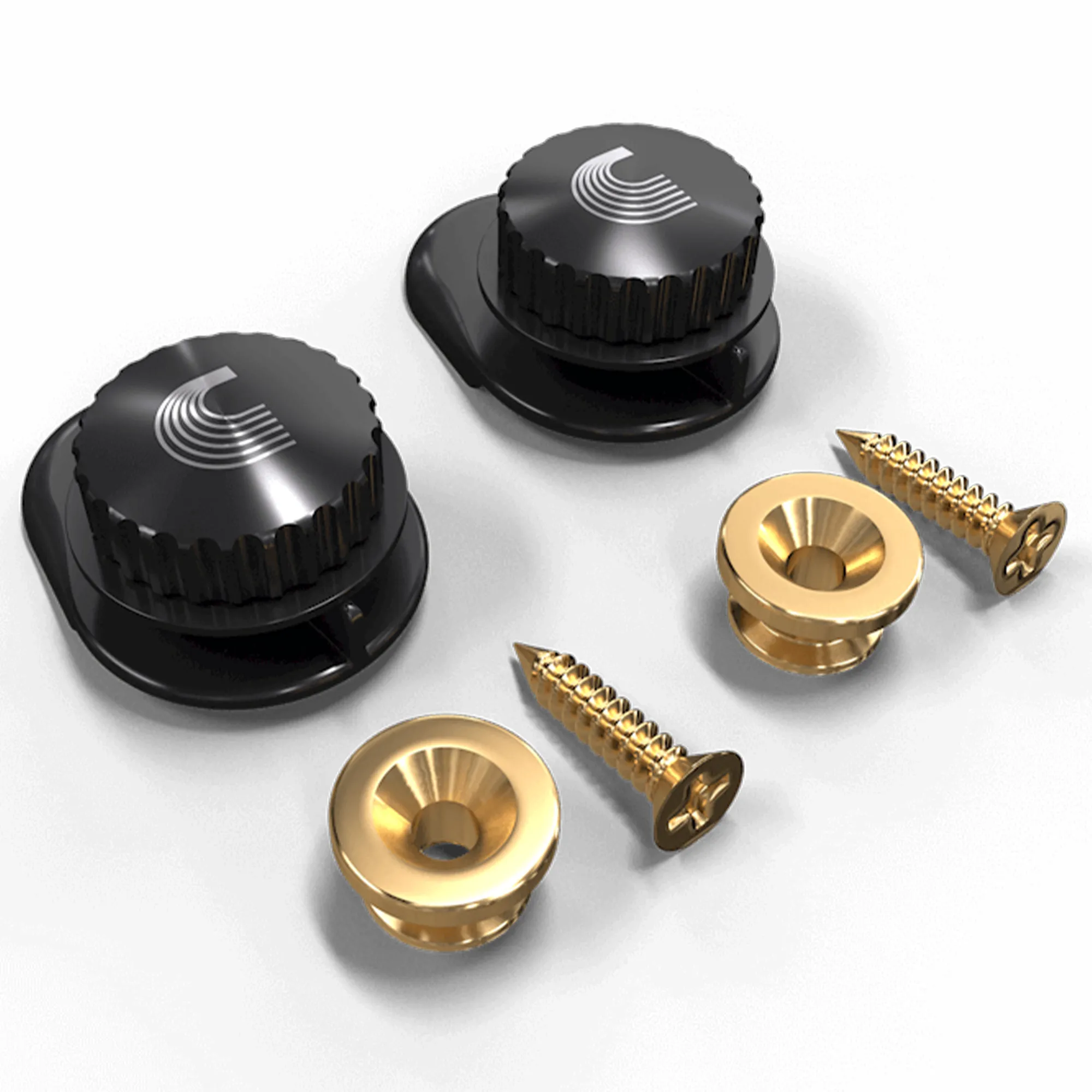 D'Addario PW-SLS-03 Universal Strap Lock System - Gold