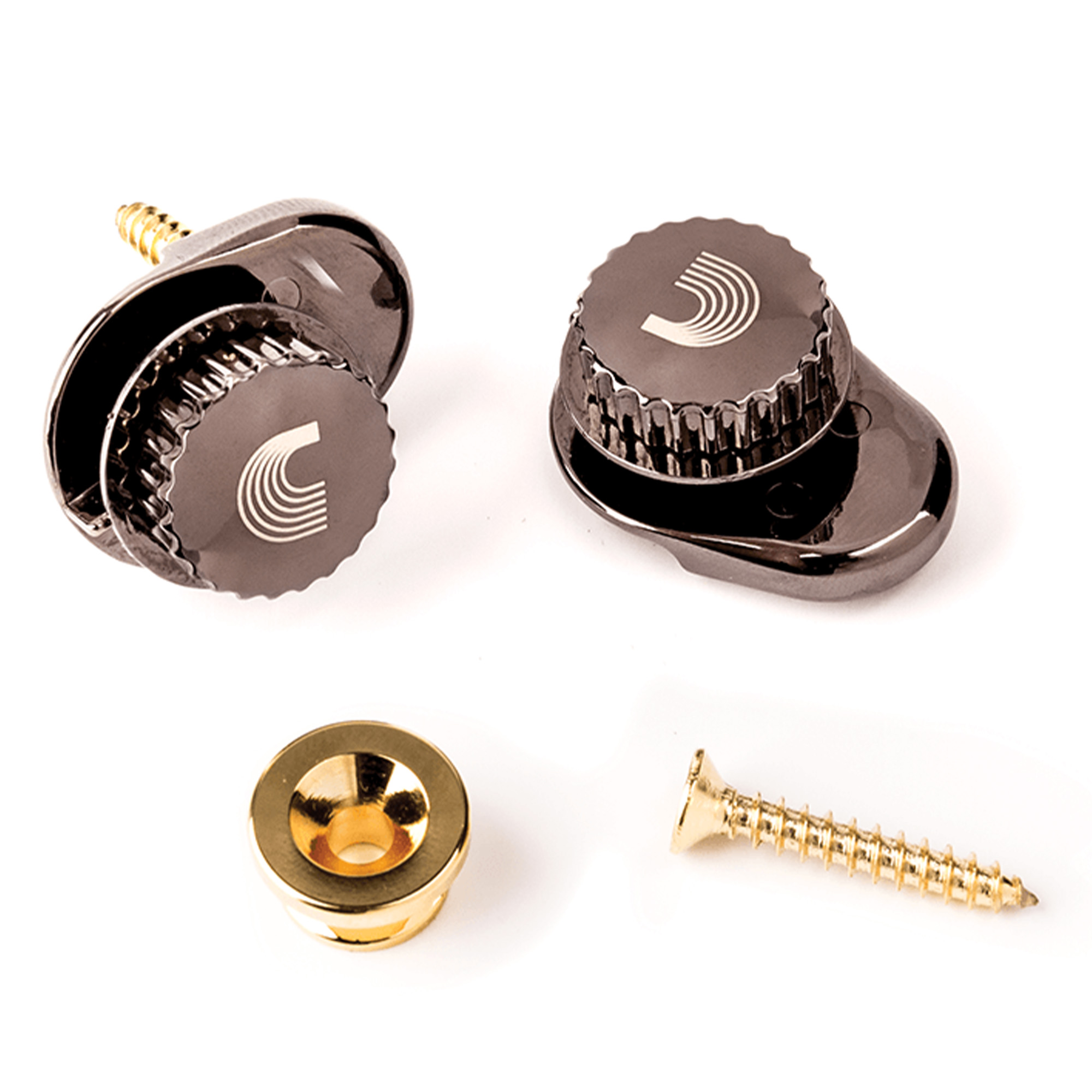 D'Addario PW-SLS-03 Universal Strap Lock System - Gold