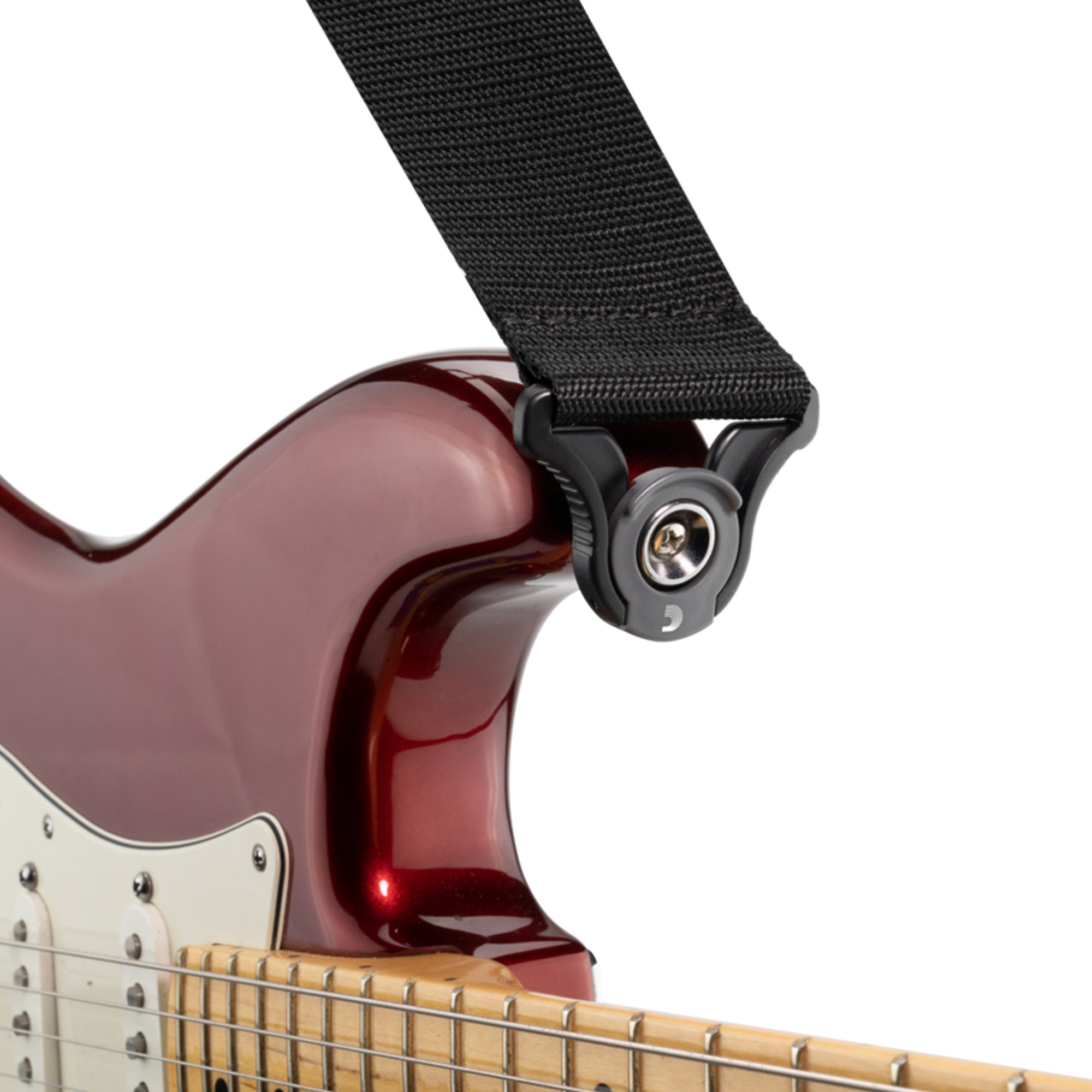 D'Addario PWSAL400 Auto Lock Guitar Strap - Black