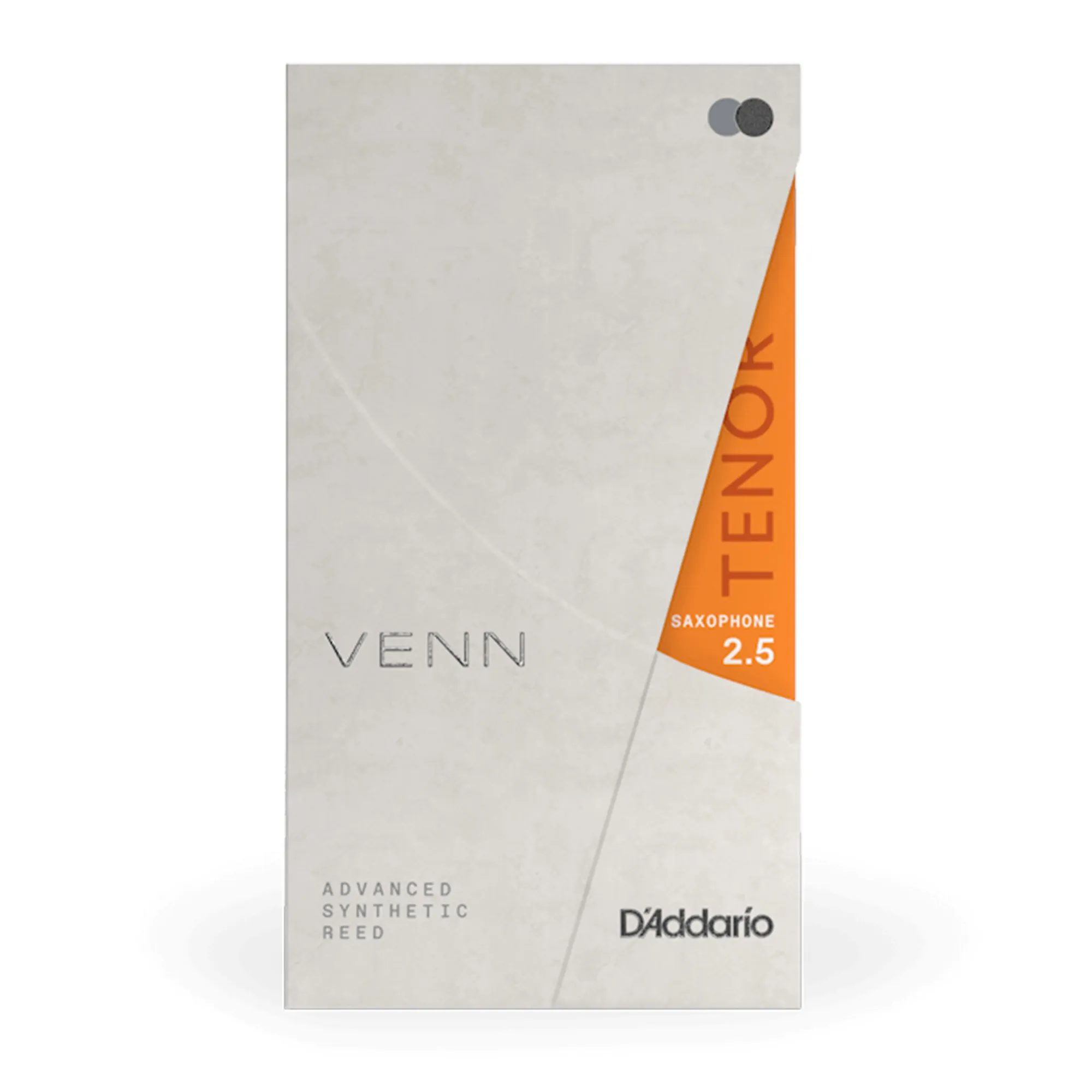 D'Addario VTS0125G2 VENN Gen 2 Tenor Saxophone Reed Strength - 2.5 - 1 Pack