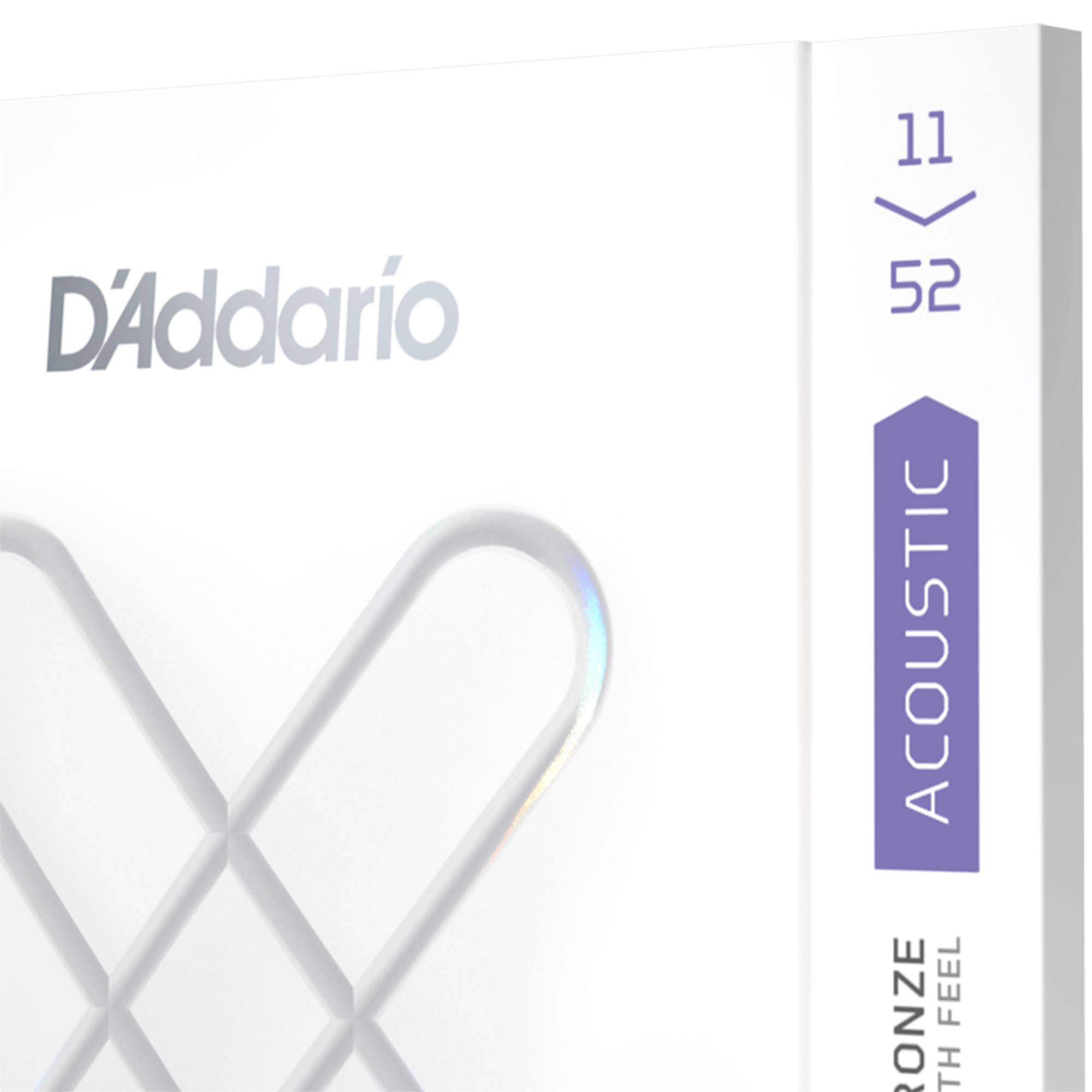D'Addario XSAPB1152 Phosphor Bronze Acoustic Guitar String Custom Light - 11-52