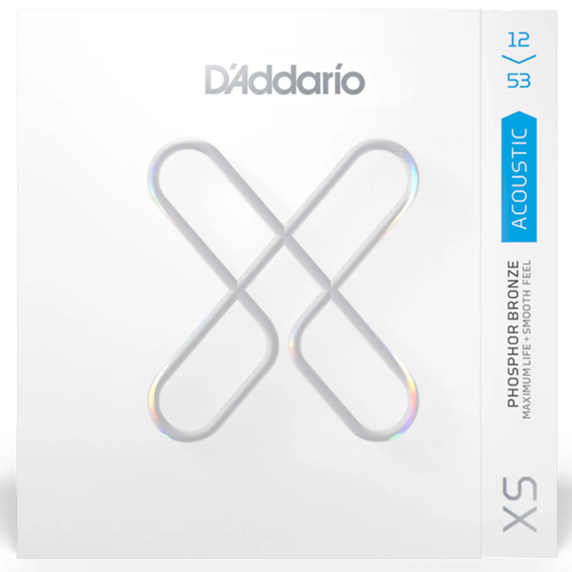 D'Addario XSAPB1253 Phosphor Bronze Acoustic Guitar String Light - 12-53
