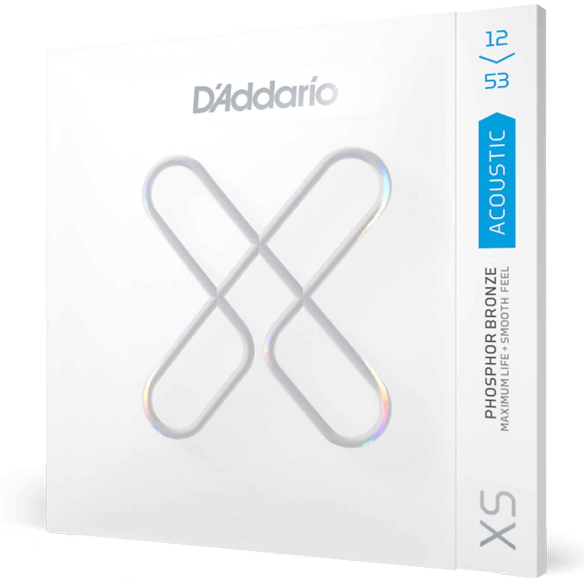D'Addario XSAPB1253 Phosphor Bronze Acoustic Guitar String Light - 12-53