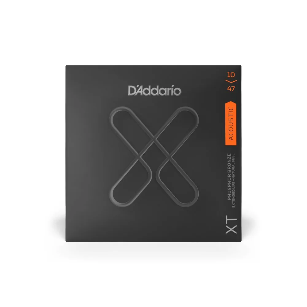 D'Addario XTAPB1047Phosphor Bronze Coated Acoustic Guitar String Extra Light - 10-47