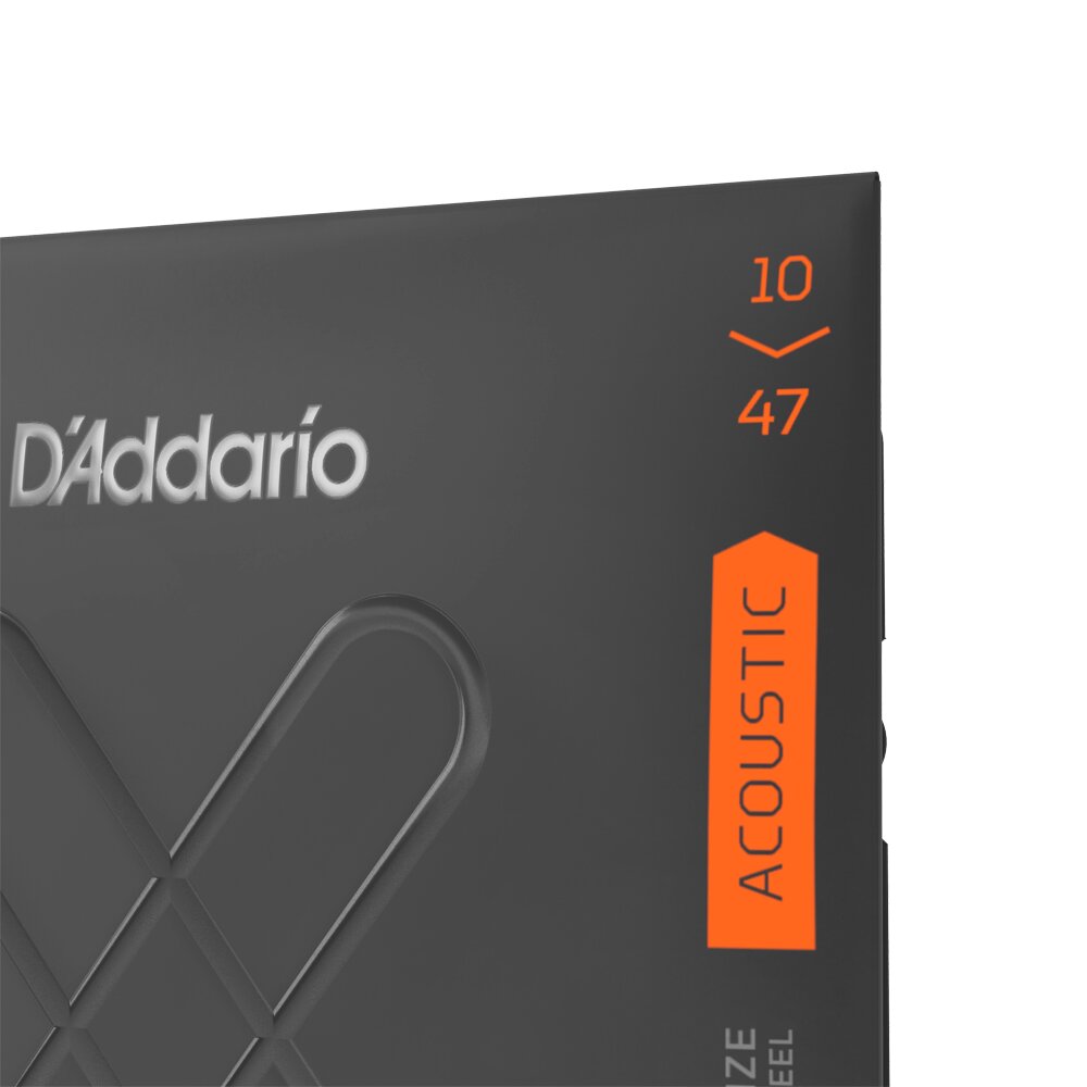 D'Addario XTAPB1047Phosphor Bronze Coated Acoustic Guitar String Extra Light - 10-47