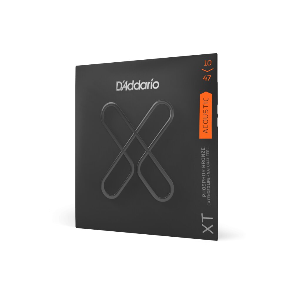 D'Addario XTAPB1047Phosphor Bronze Coated Acoustic Guitar String Extra Light - 10-47
