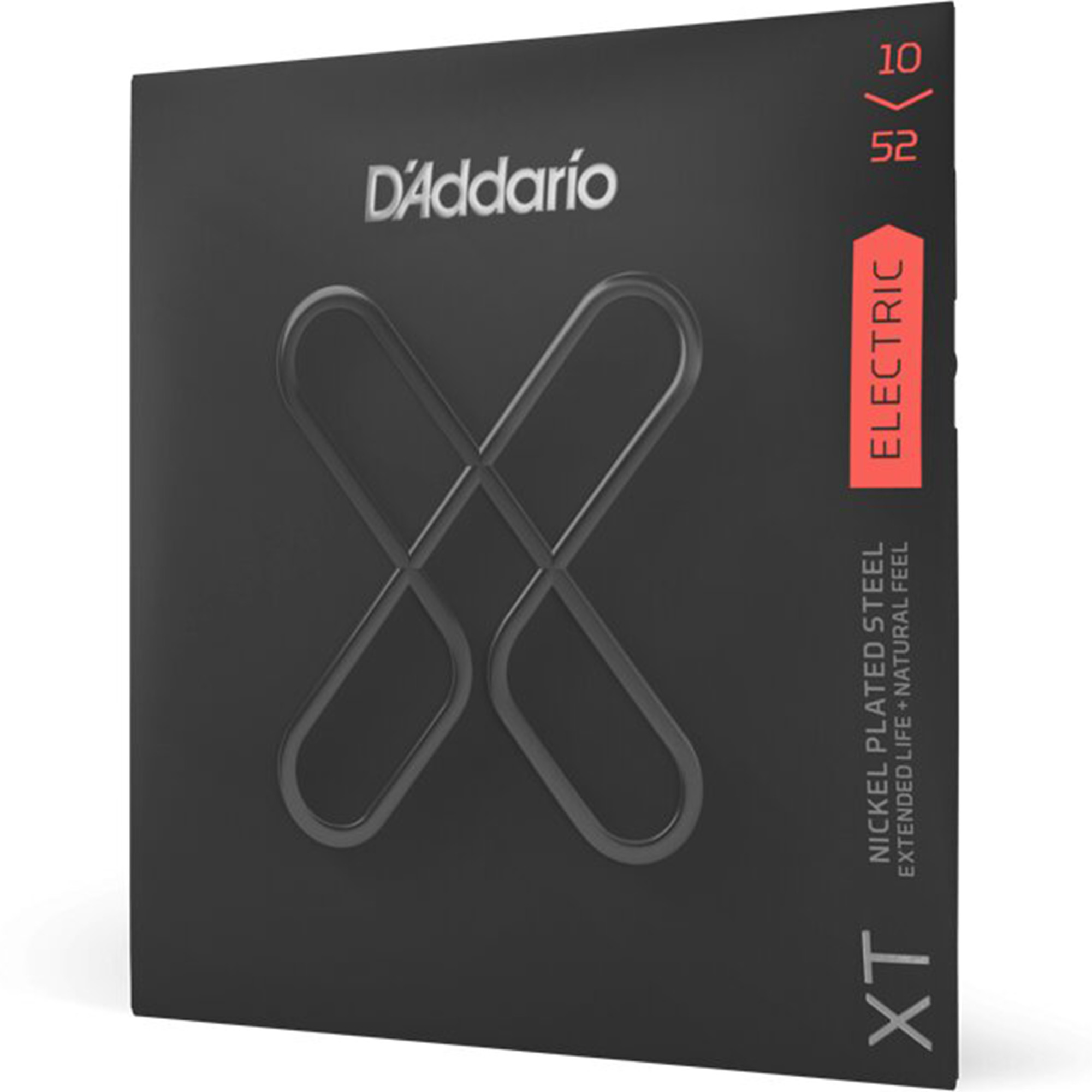 D'Addario XTE1052 XT Nickel Coated Electric Guitar String Light Top/Heavy Bottom - 10-52