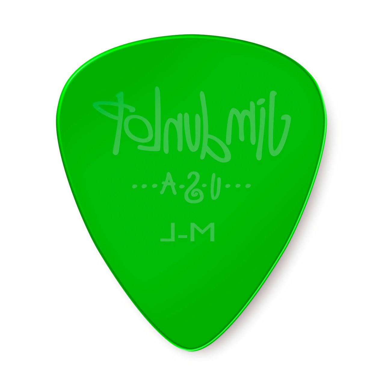 Jim Dunlop 486PML Gels Pick Medium Large Green - 12 Picks