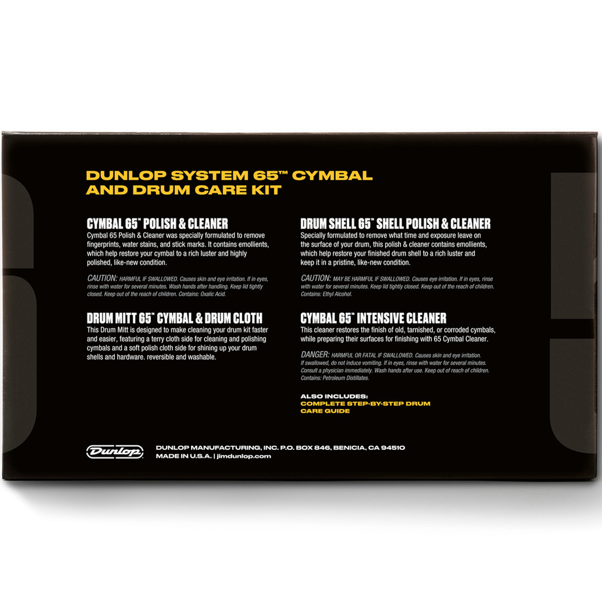 Jim Dunlop 6400 Cymbal and Drum Care Kit
