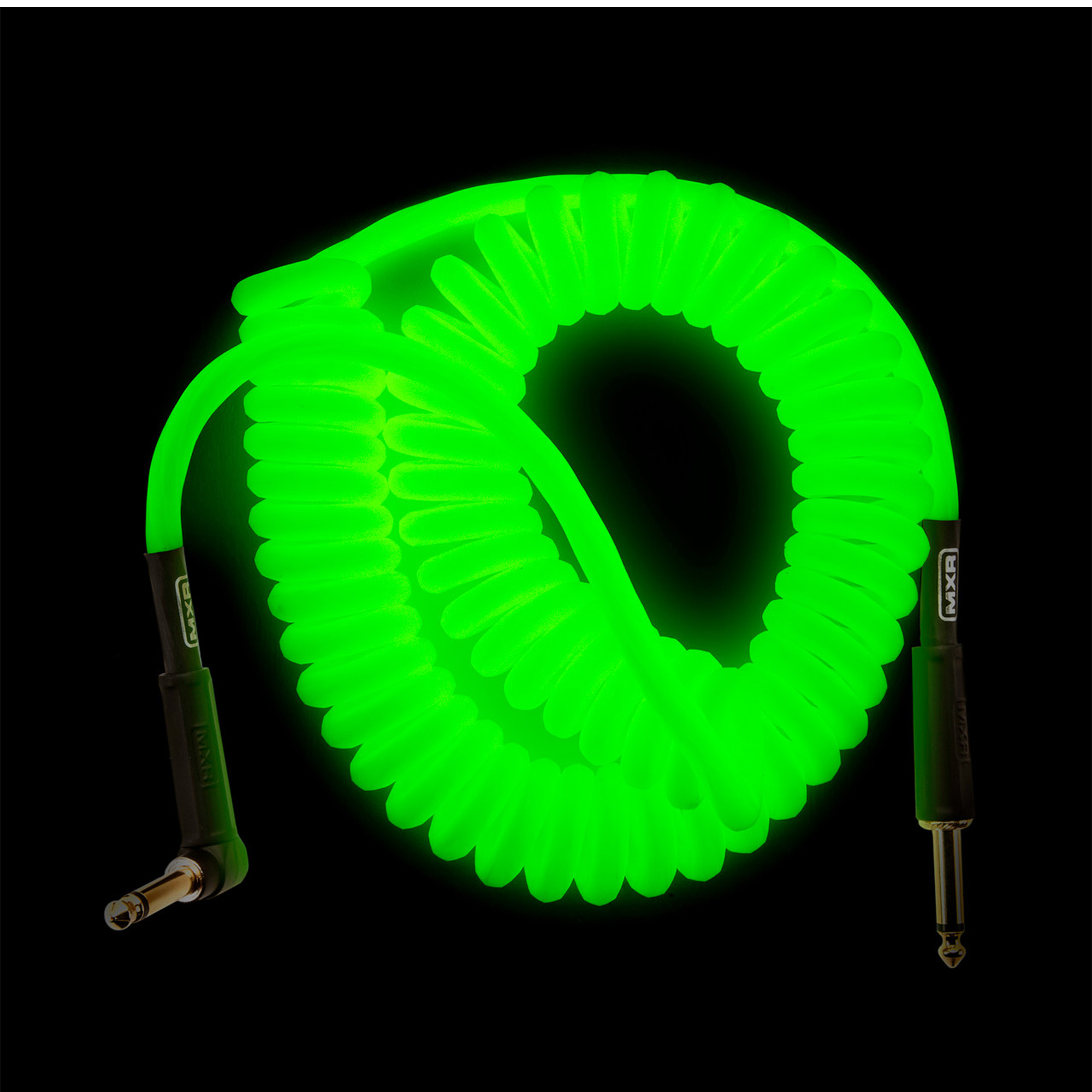 Jim Dunlop DCICG15R MXR Coil Instrument Cable - Glo, 15 feet
