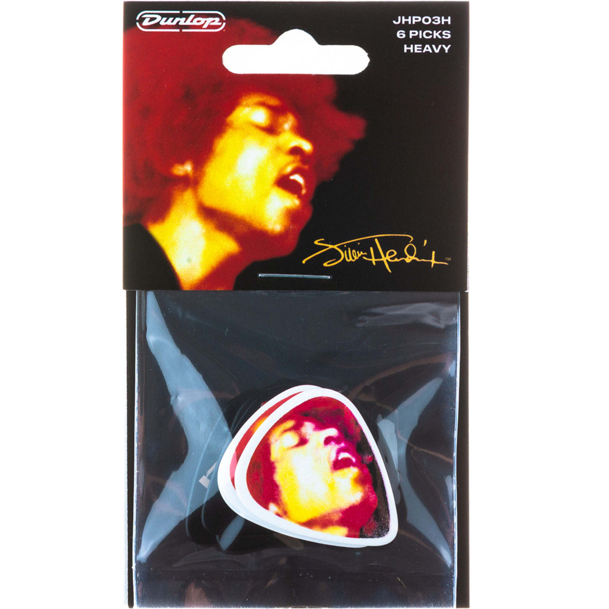 Jim Dunlop JHP03H Jimi Hendrix™ Electric Ladyland Pick - 6 Picks