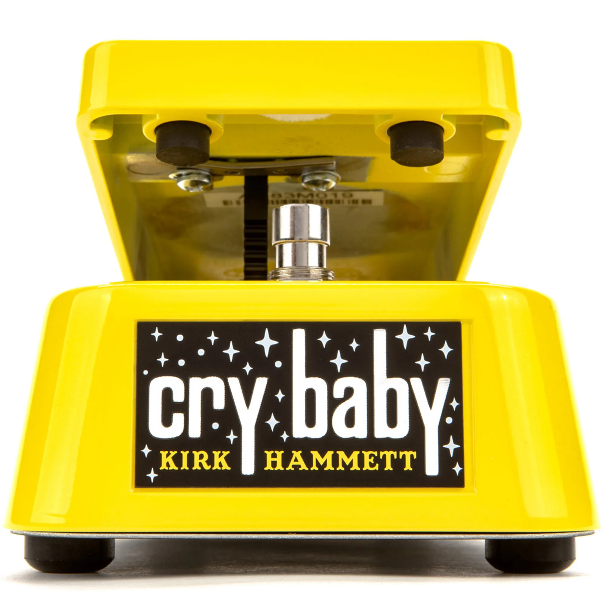 Jim Dunlop KH95Y Kirk Hammett Signature Cry Baby Wah Pedal - Yellow Sparkle