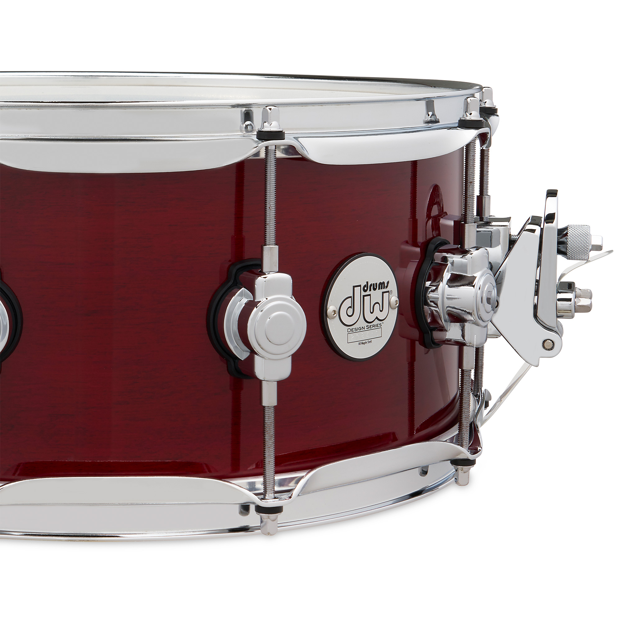 DW Drums Design Series Snare 6"x14" Design - Cherry Stain