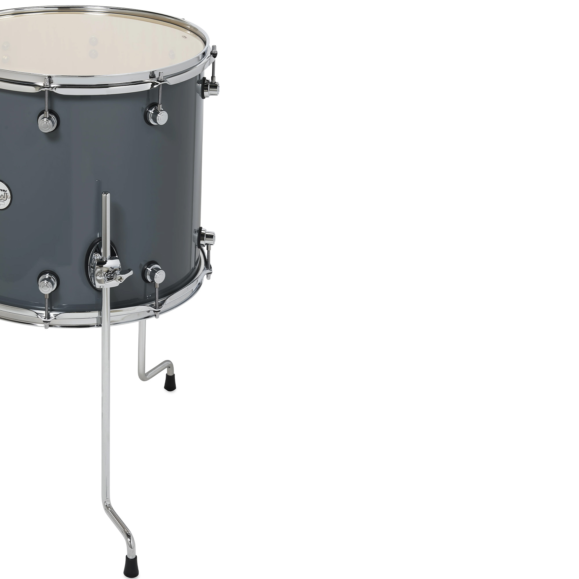DW Drums Design Series 5 Piece Shell Pack Excluding Hardware and Cymbals - Steel Grey