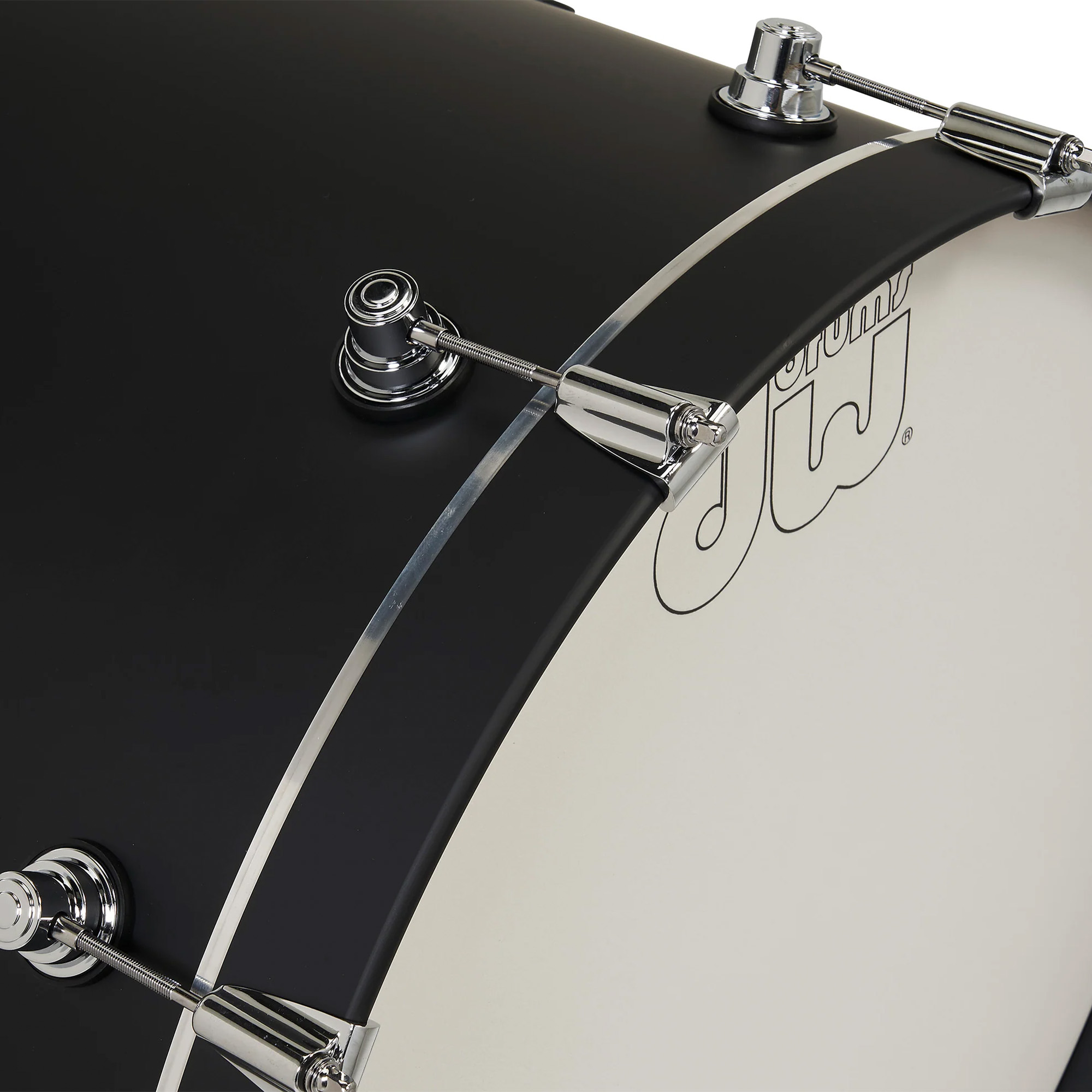 DW Drums Design Series 5 Piece Shell Pack Excluding Hardware and Cymbals - Satin Black