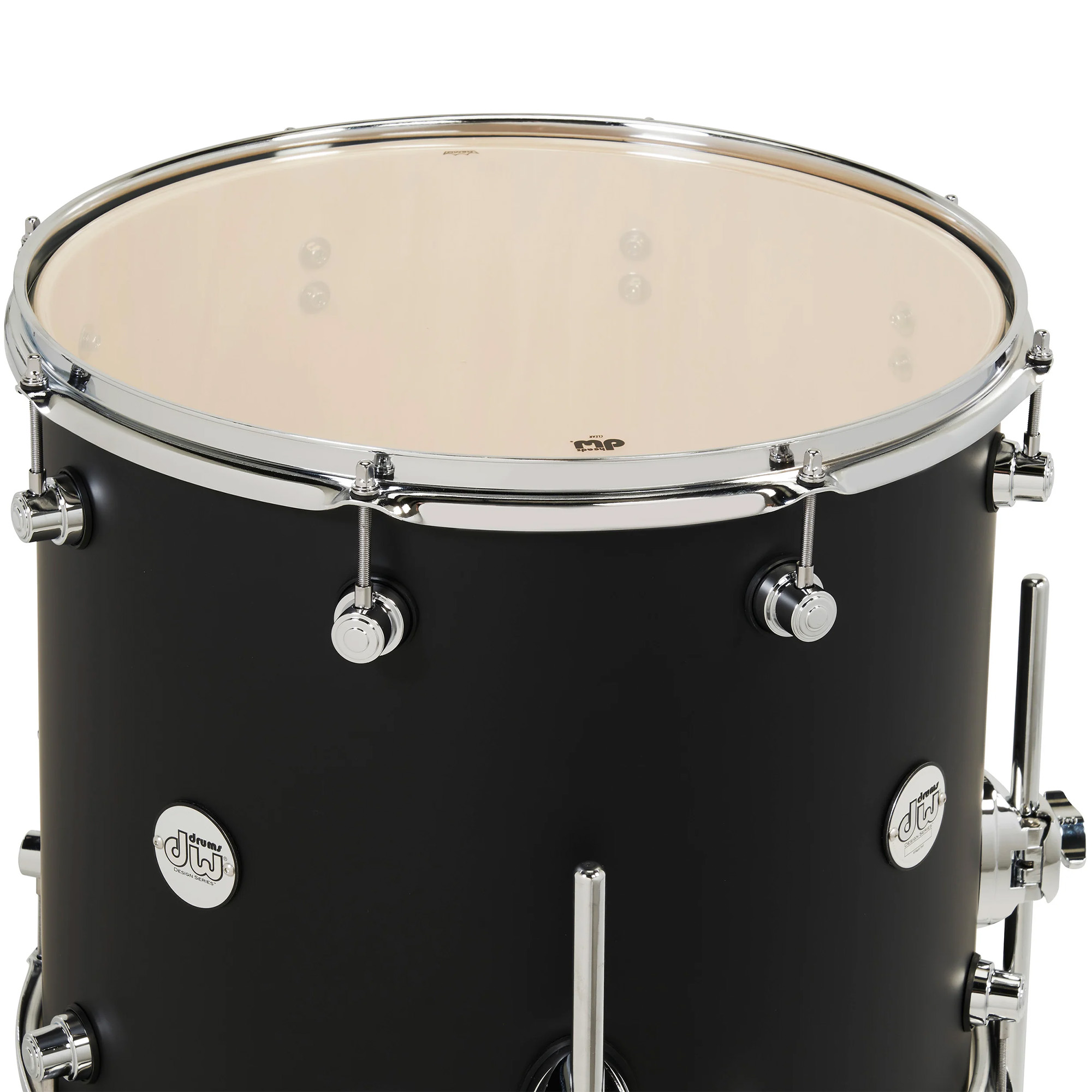 DW Drums Design Series 5 Piece Shell Pack Excluding Hardware and Cymbals - Satin Black