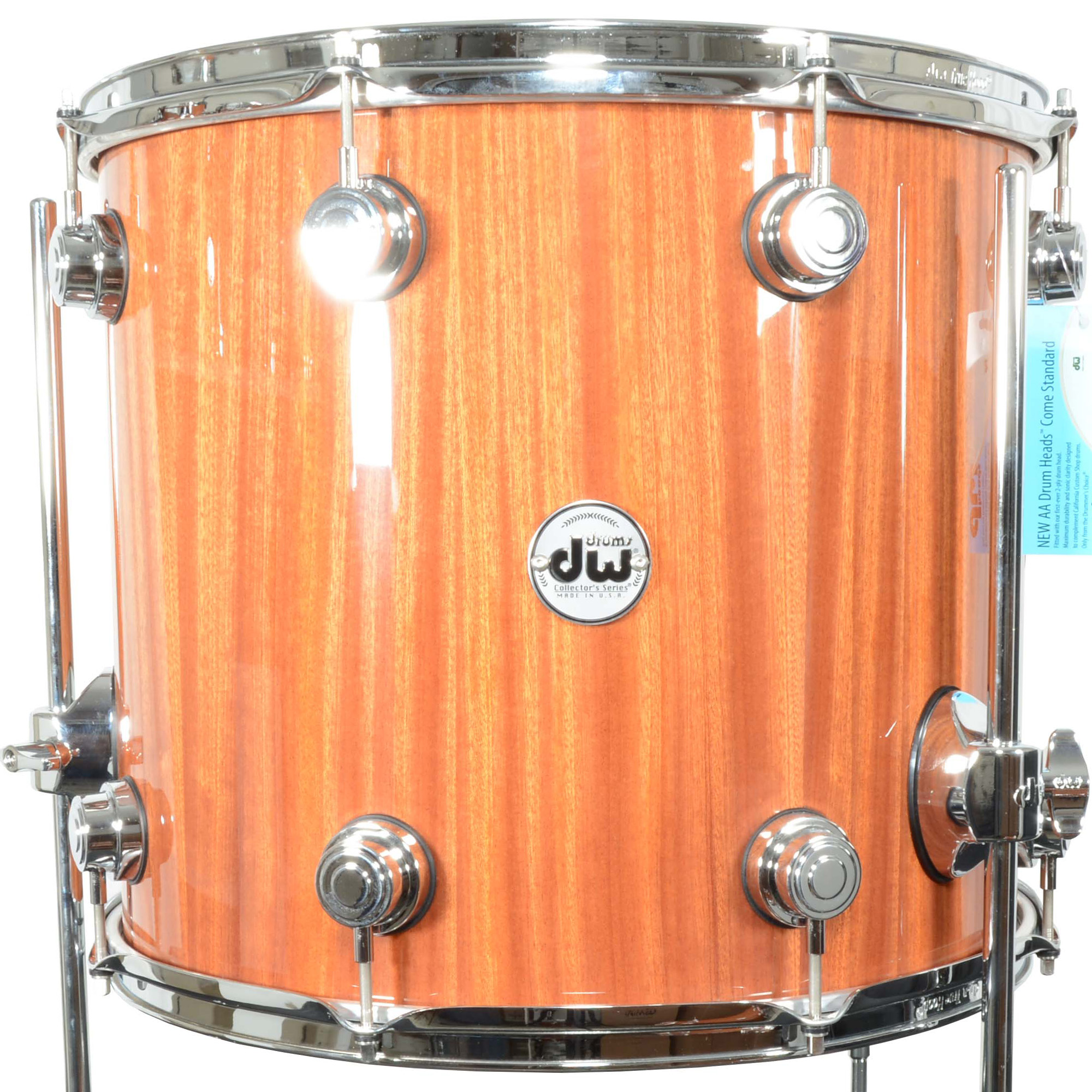 DW Drums Collector's Series 7 Piece Shell Pack Mahogany Lacquer - Cymbals & Hardware Not Included