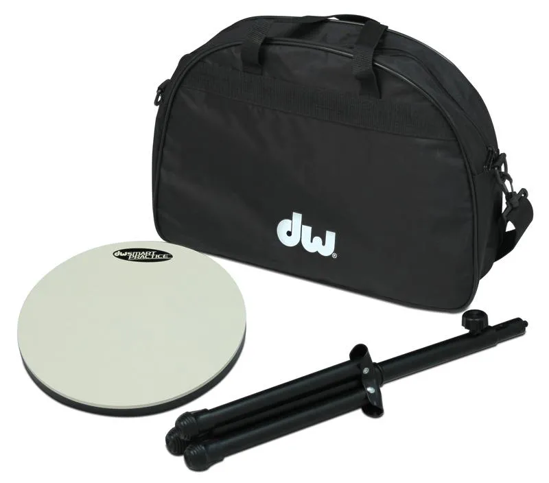 DW Drums 12" Practice Pad with Stand and Bag