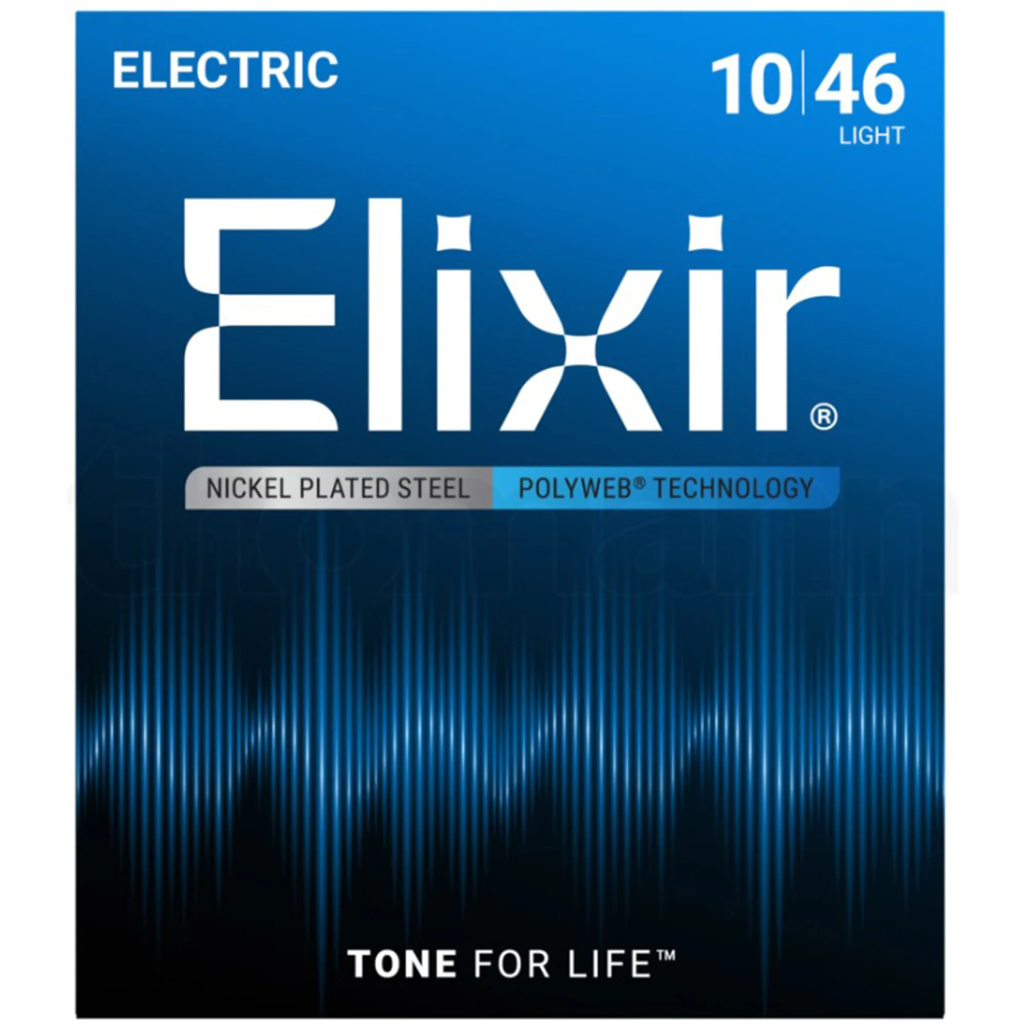 Elixir Strings 12050 Electric Guitar Strings Polyweb Light - .010-.046