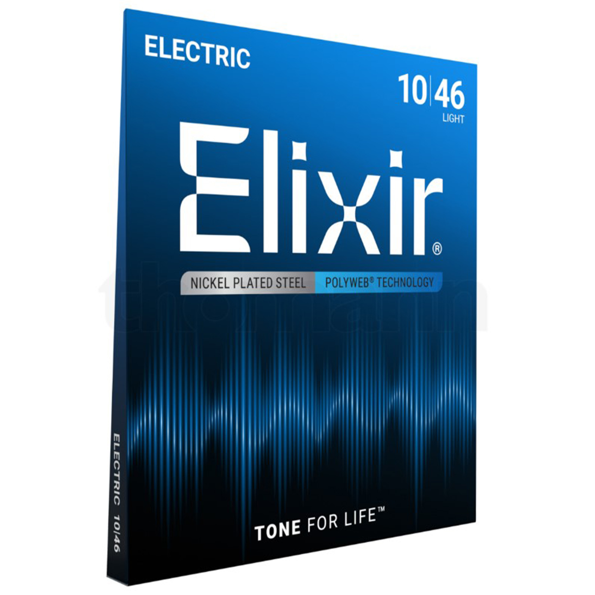 Elixir Strings 12050 Electric Guitar Strings Polyweb Light - .010-.046