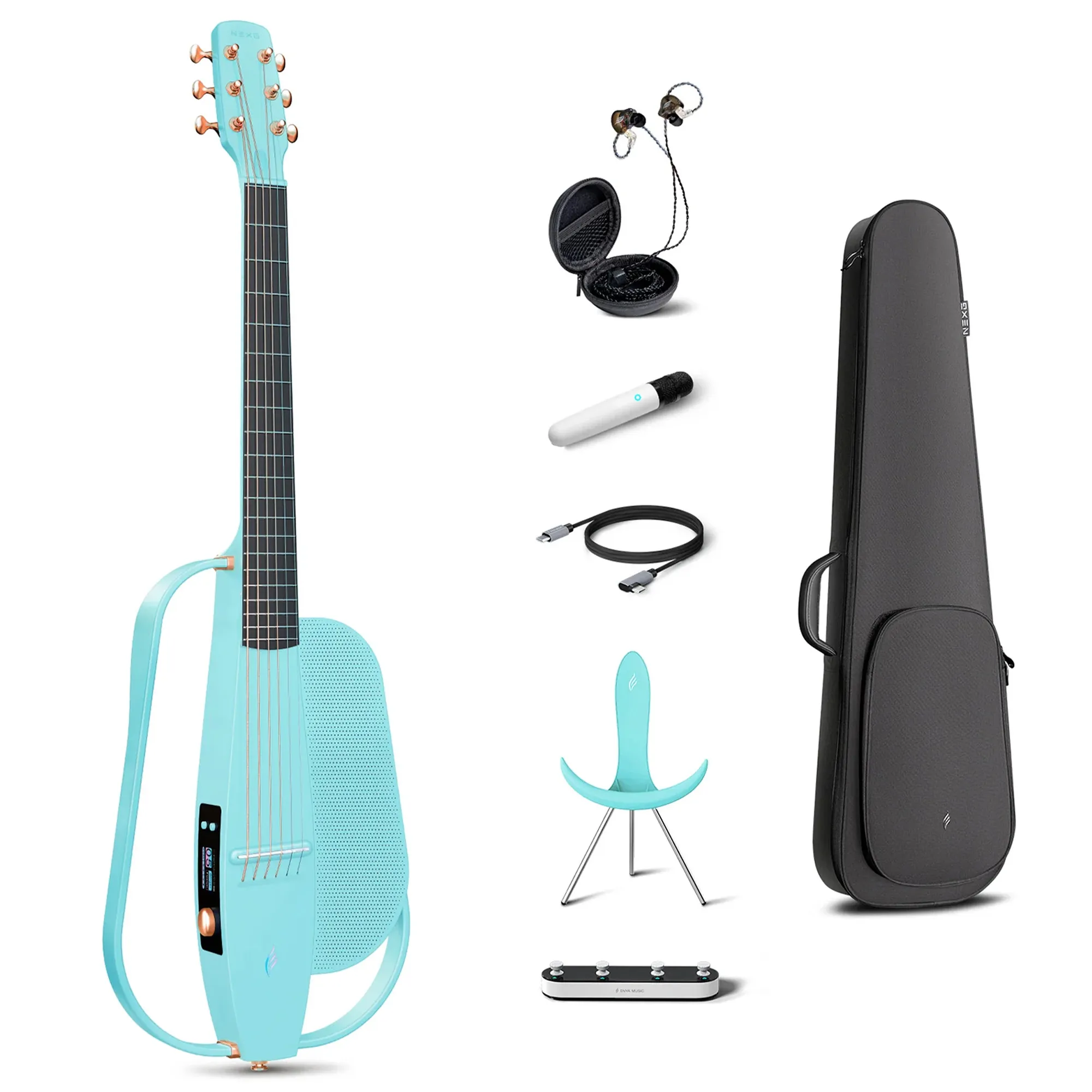 Enya NEXG 2 Smart Audio Loop Guitar - Blue