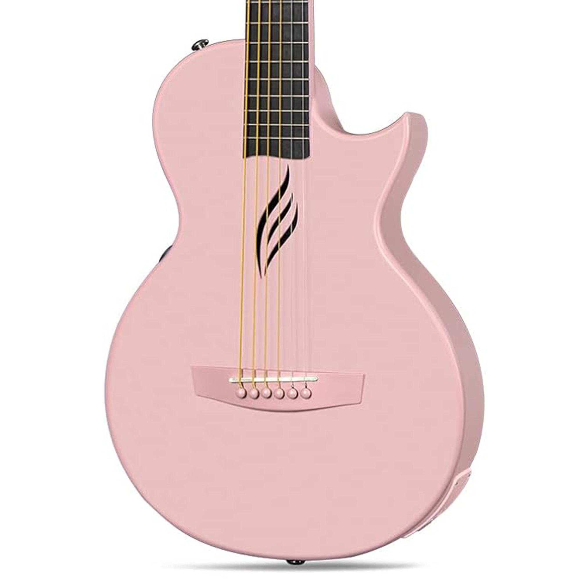 Enya Nova Go SP1 Carbon Fiber Acoustic Electric Guitar – Pink